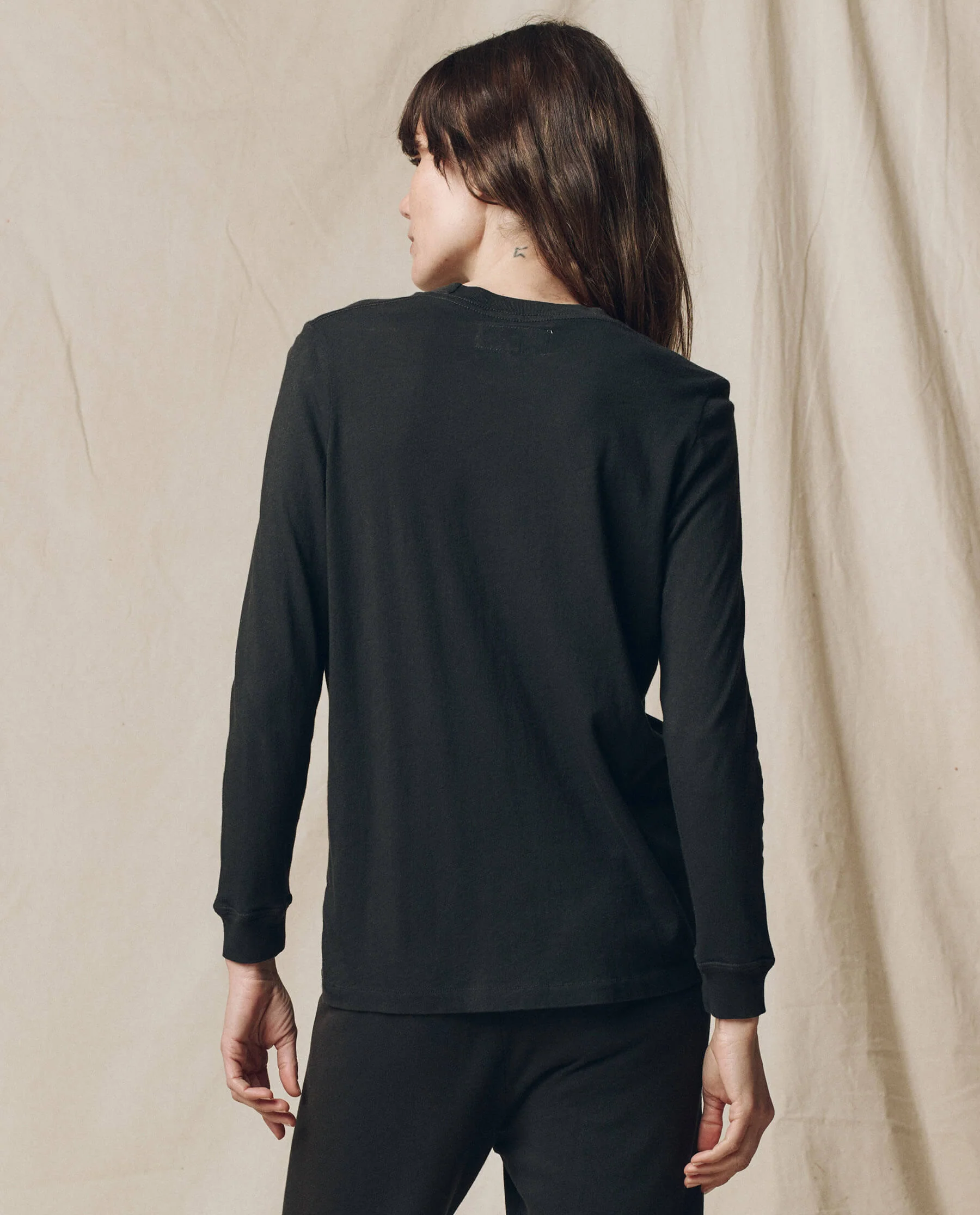 2119-the-long-sleeve-slim-tee.-solid-almost-black-3.webp The Long Sleeve Slim Tee. Solid -- Almost Black