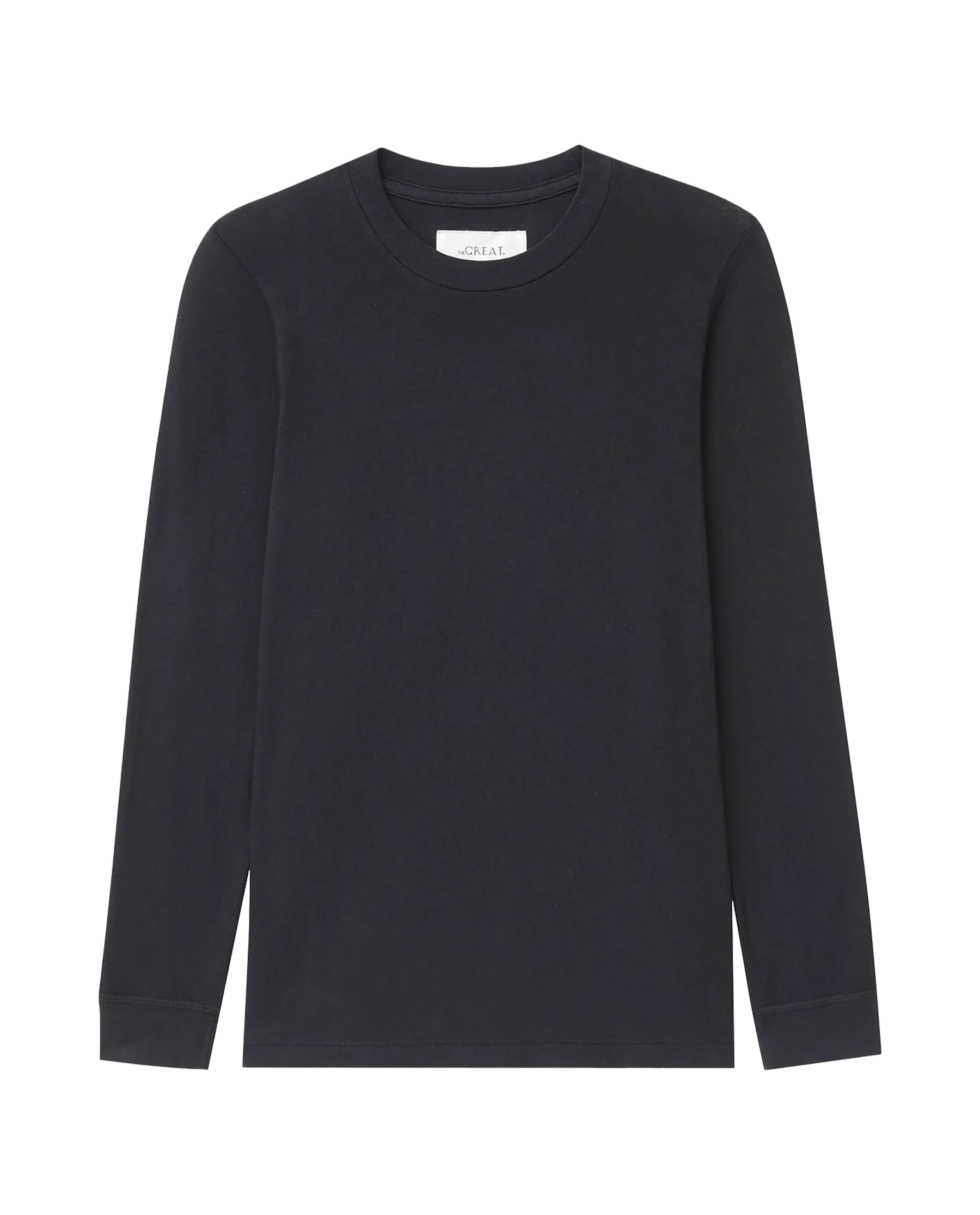 2119-the-long-sleeve-slim-tee.-solid-almost-black-5.webp The Long Sleeve Slim Tee. Solid -- Almost Black