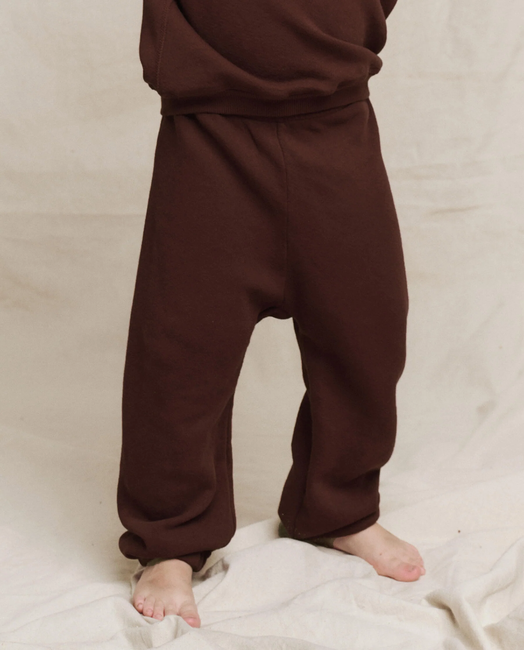 The Little Stadium Sweatpant. Solid -- Driftwood