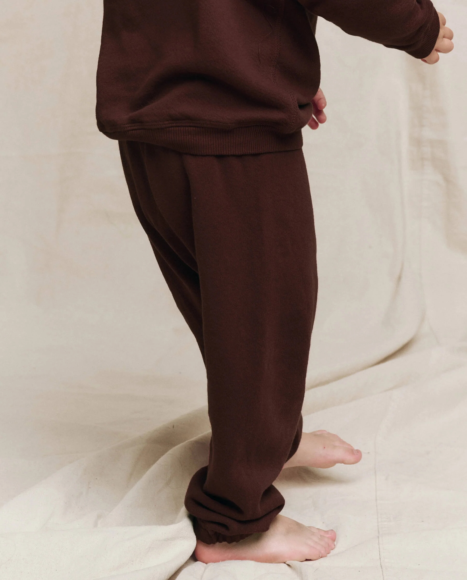 The Little Stadium Sweatpant. Solid -- Driftwood