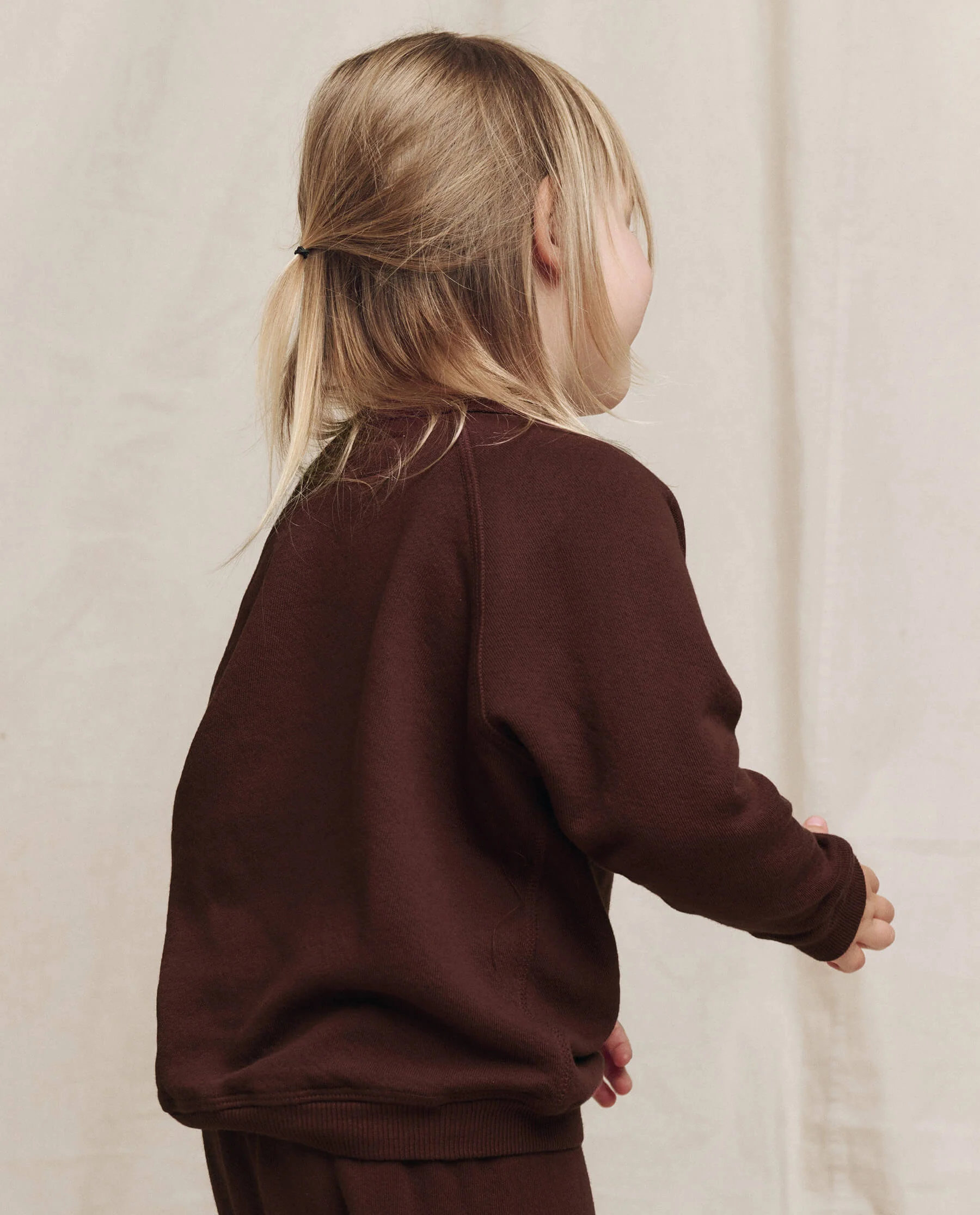 The Little College Sweatshirt. Solid -- Driftwood