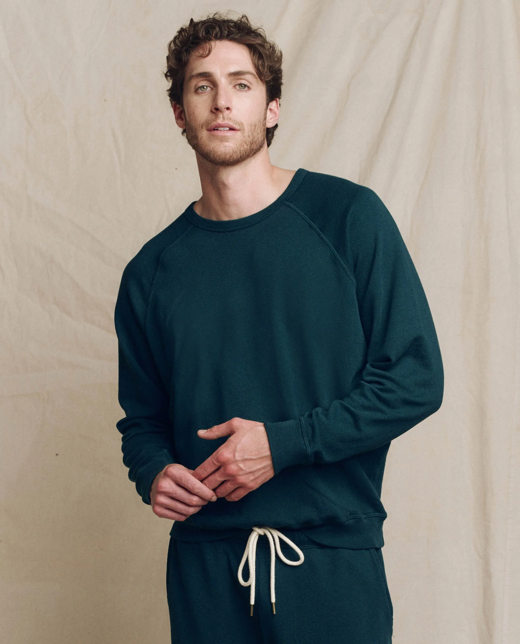 The Men's College Sweatshirt. Solid -- Dark Slate