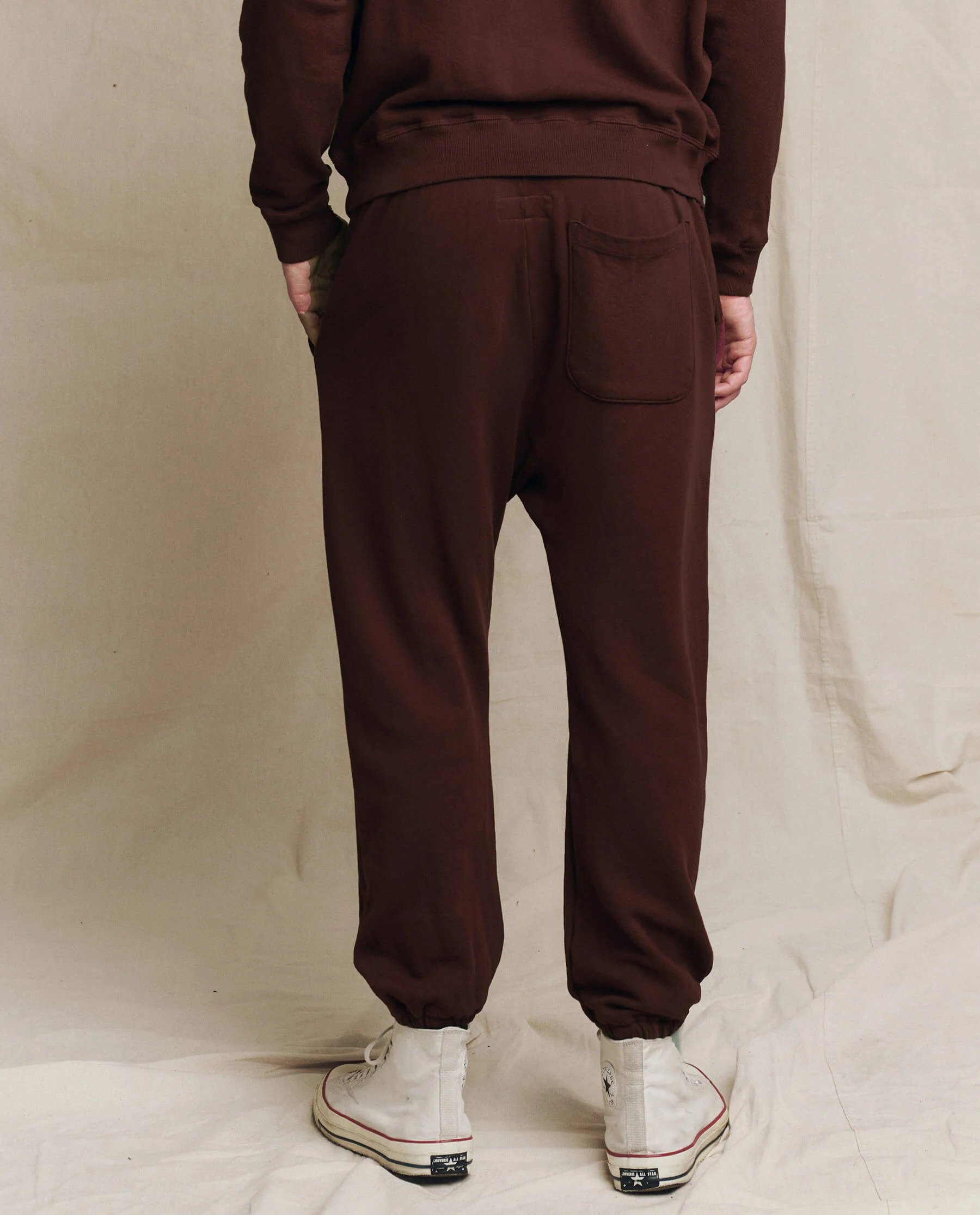 The Men's Stadium Sweatpant. Solid -- Driftwood