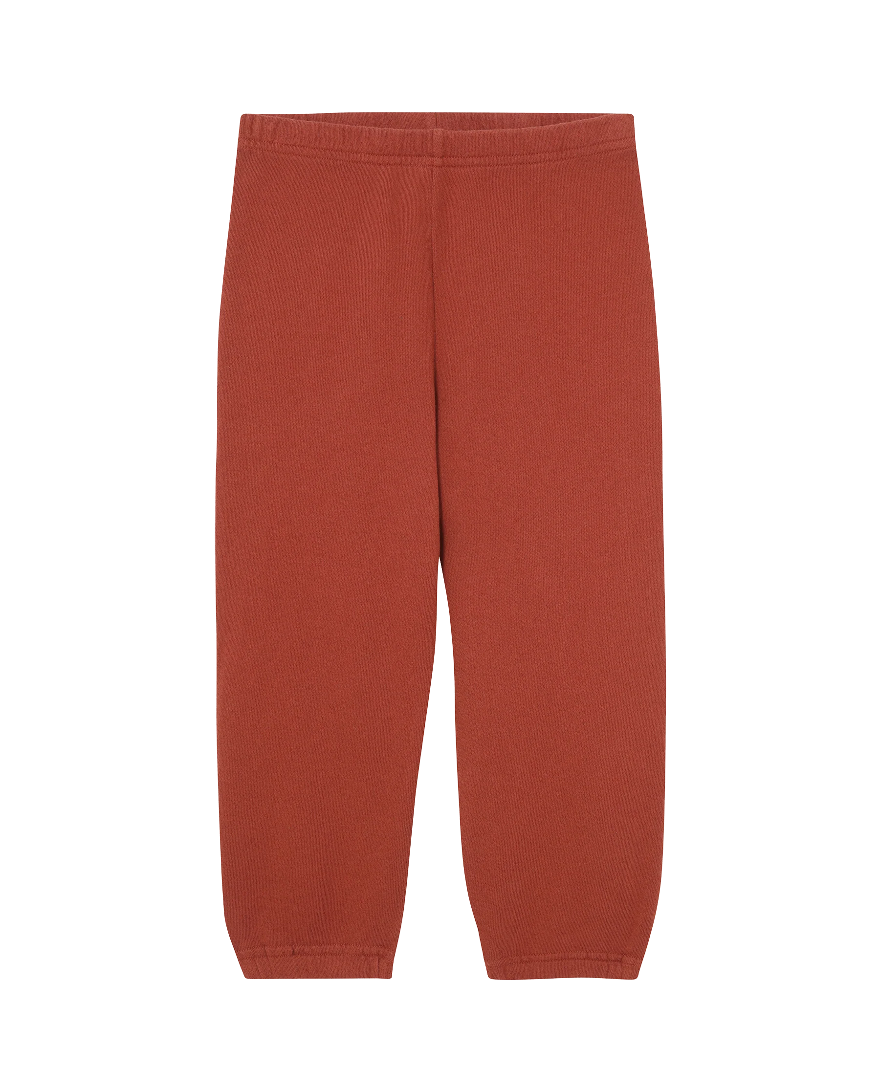 The Little Stadium Sweatpant. Solid -- Brick