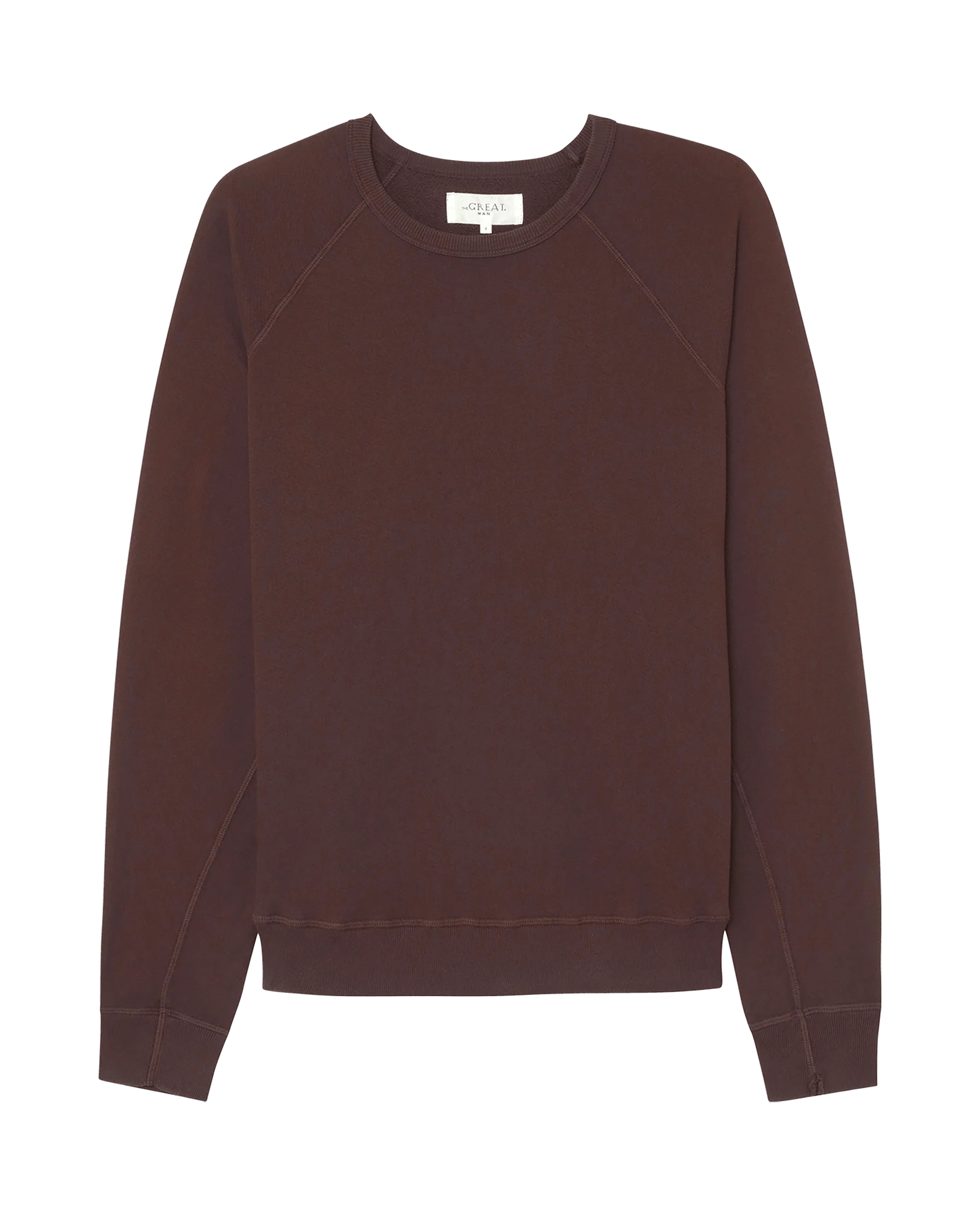 The Men's College Sweatshirt. Solid -- Driftwood