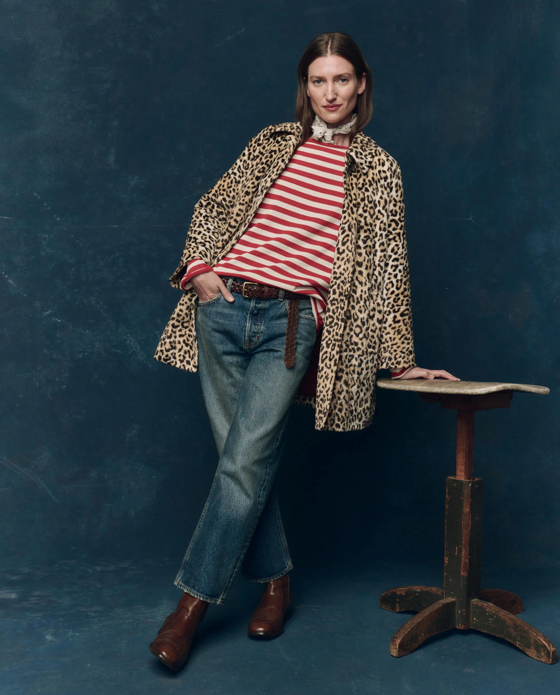 The Car Coat. -- Vintage Leopard