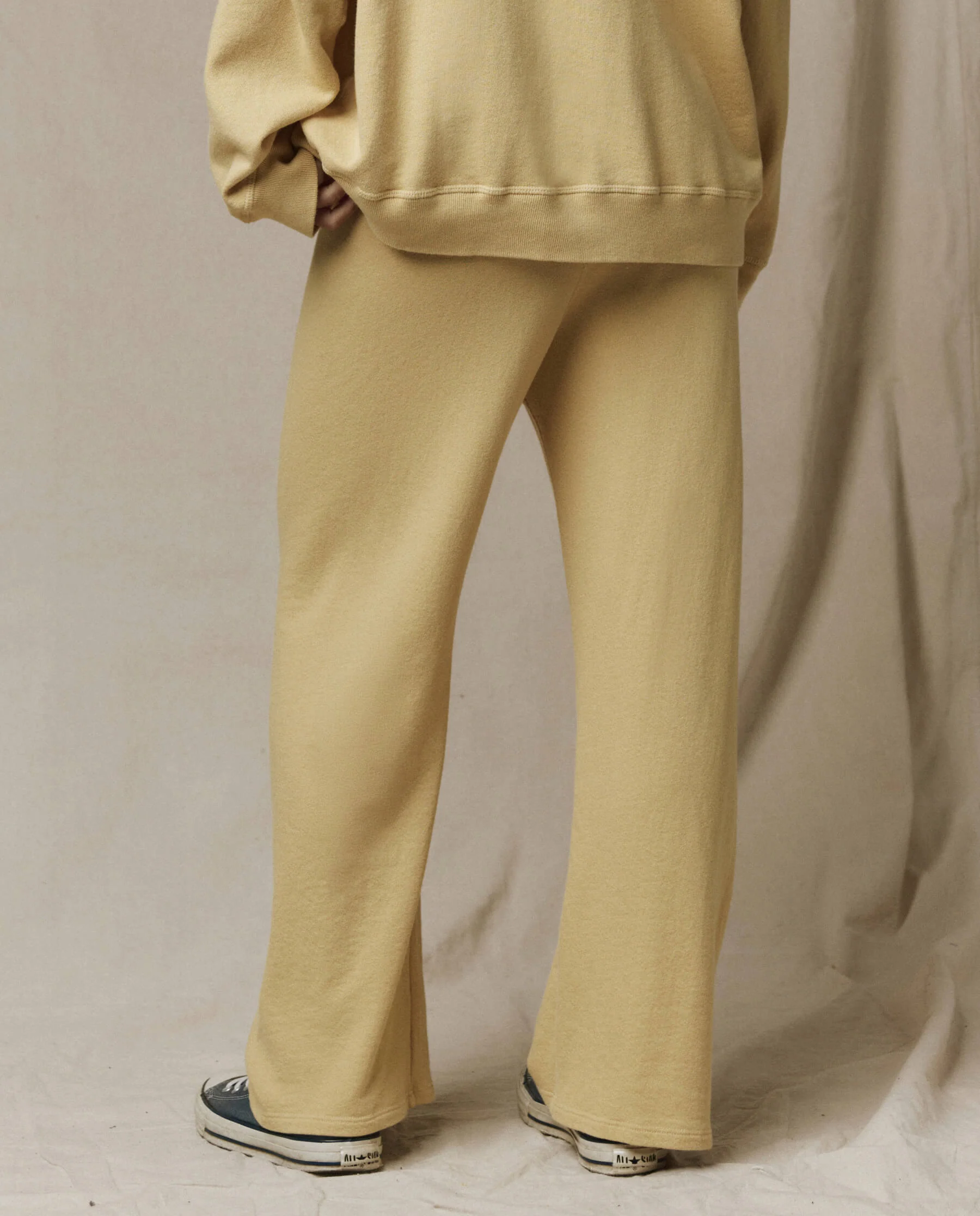 The Lap Sweatpant. Solid -- Butter Yellow