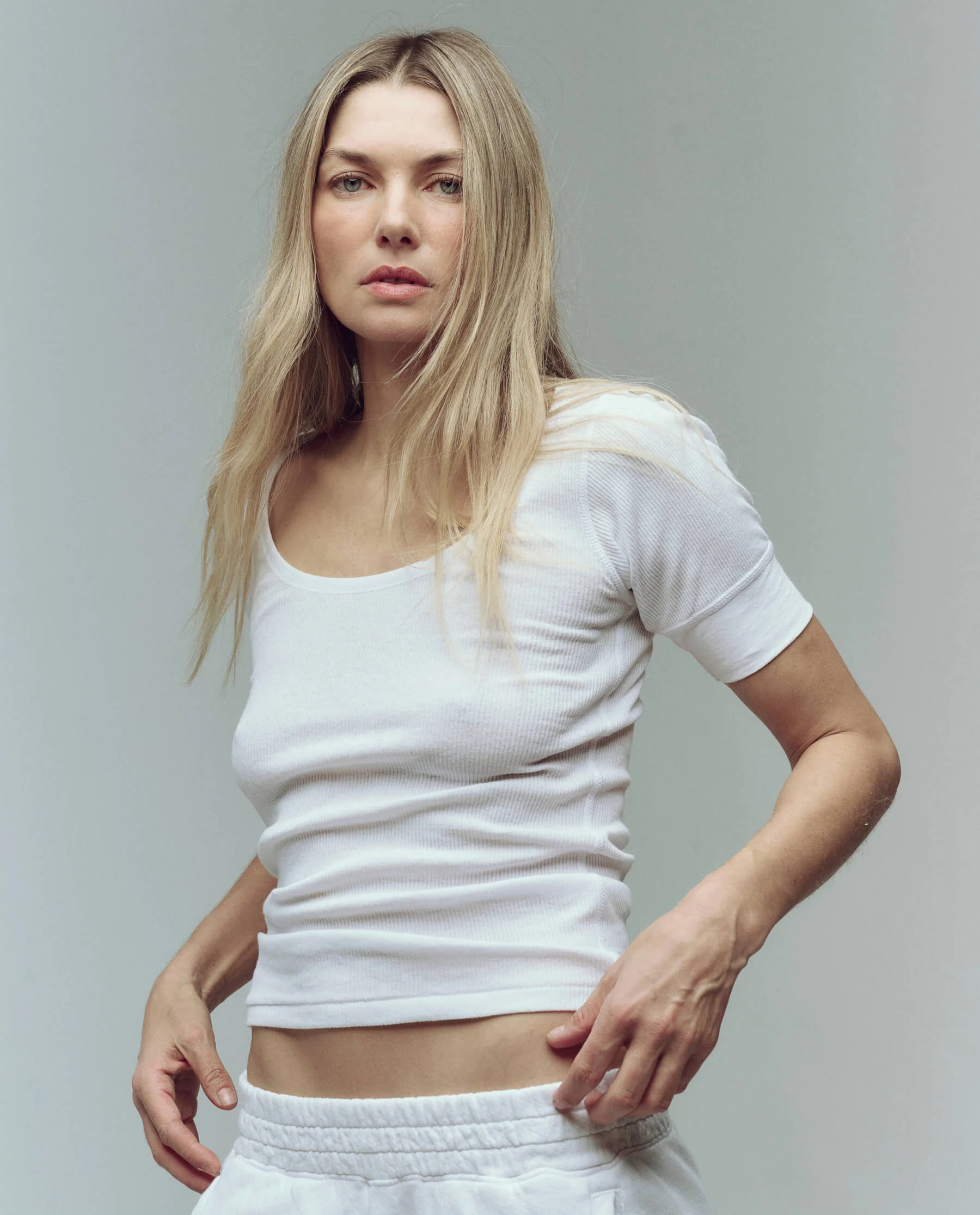 The Baby Rib Ballet Tee. -- True White