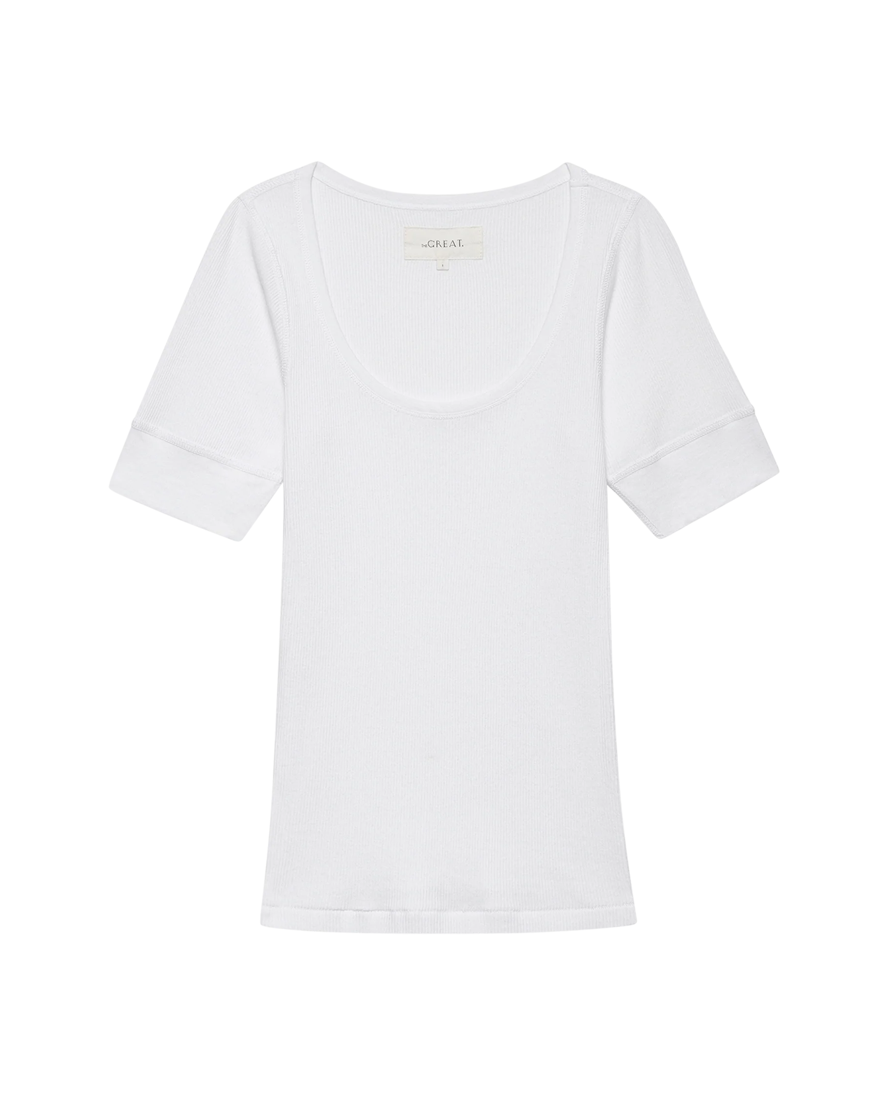 The Baby Rib Ballet Tee. -- True White