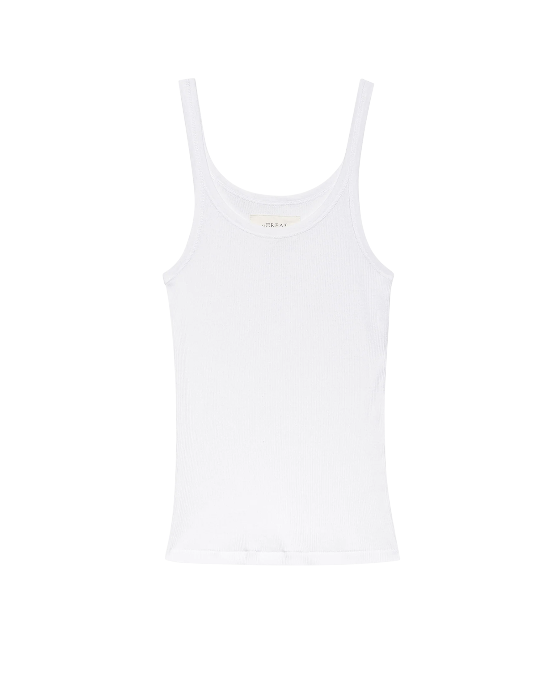 The Baby Rib Tank. -- True White
