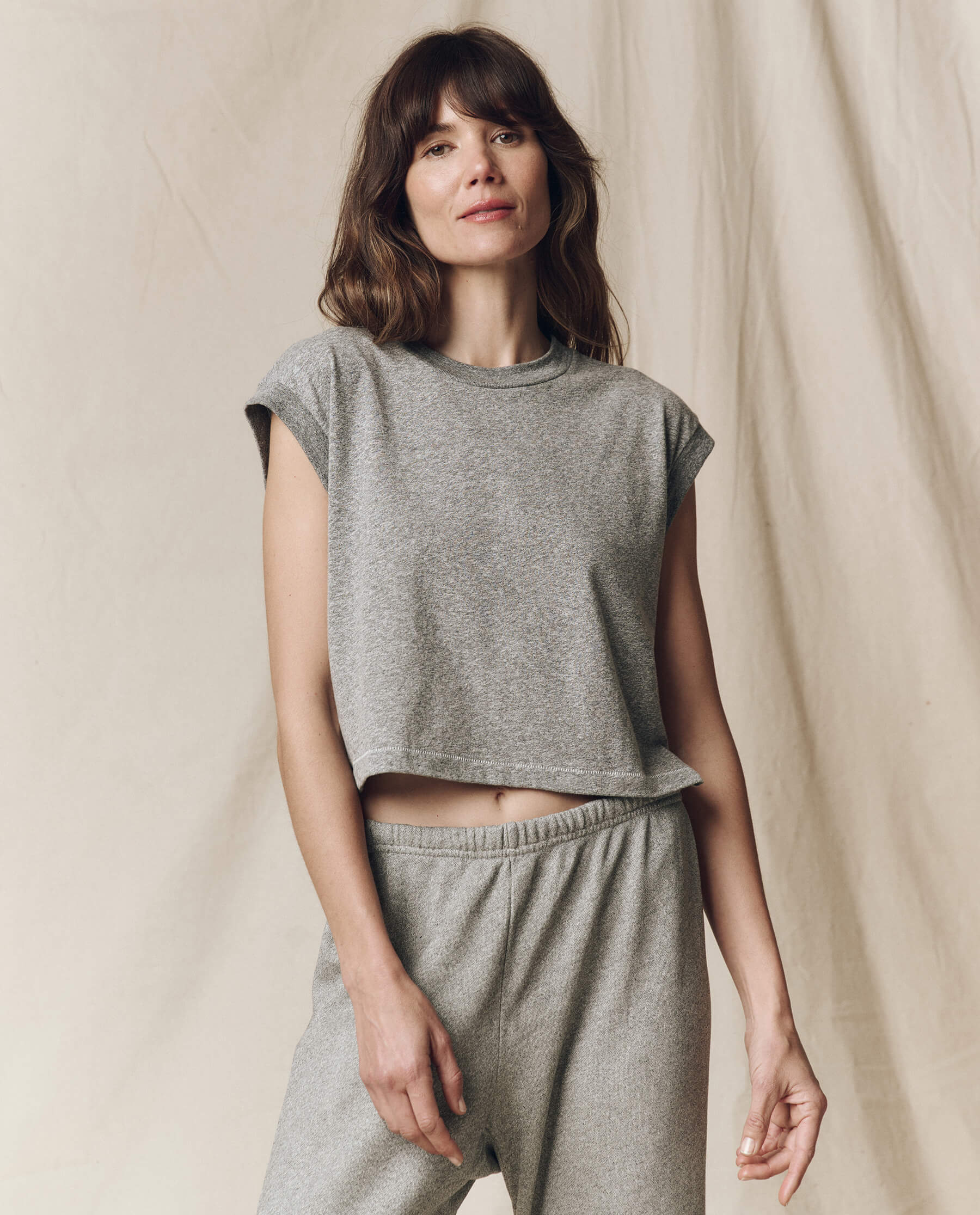 2381-the-square-tee.-heather-grey-1.jpg The Square Tee. -- Heather Grey