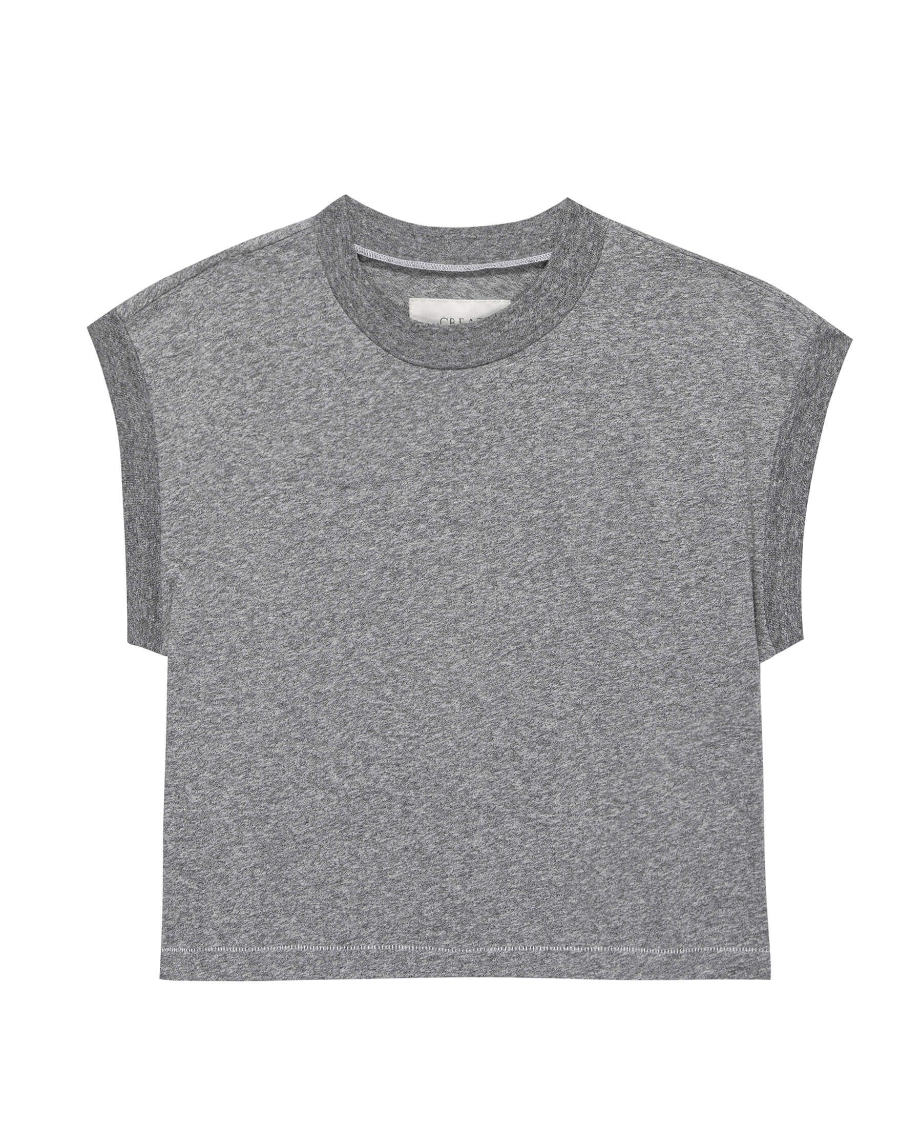 2381-the-square-tee.-heather-grey-4.jpg The Square Tee. -- Heather Grey