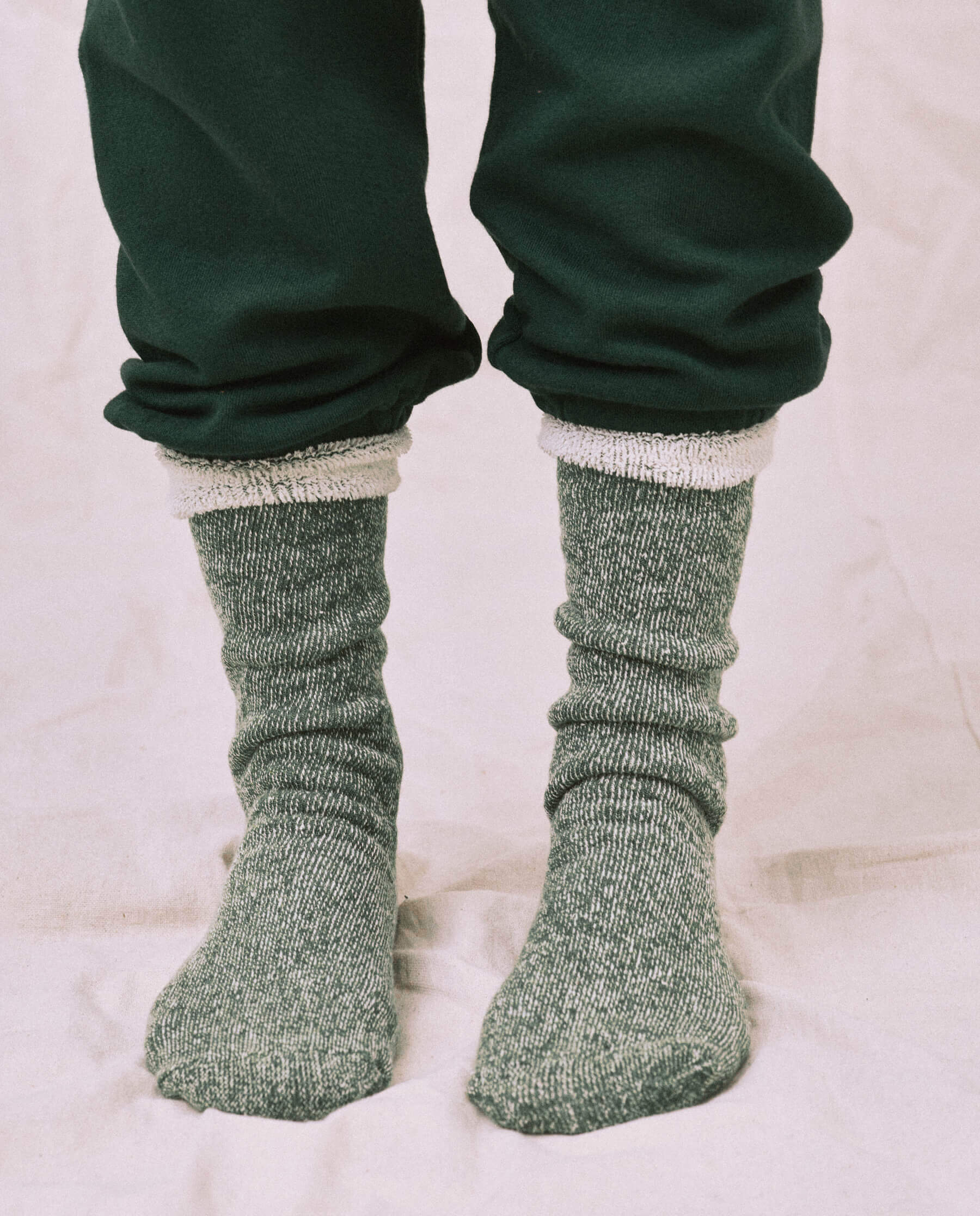 2386-the-sweatshirt-sock.-deep-pine-1.jpg The Sweatshirt Sock. -- Deep Pine