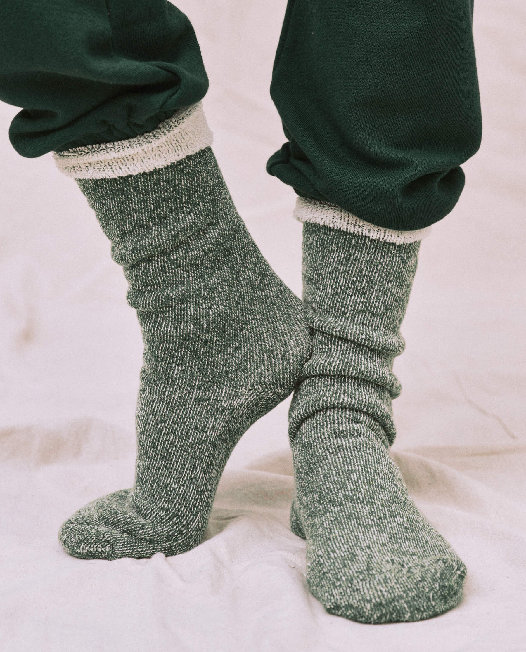 The Sweatshirt Sock. -- Deep Pine