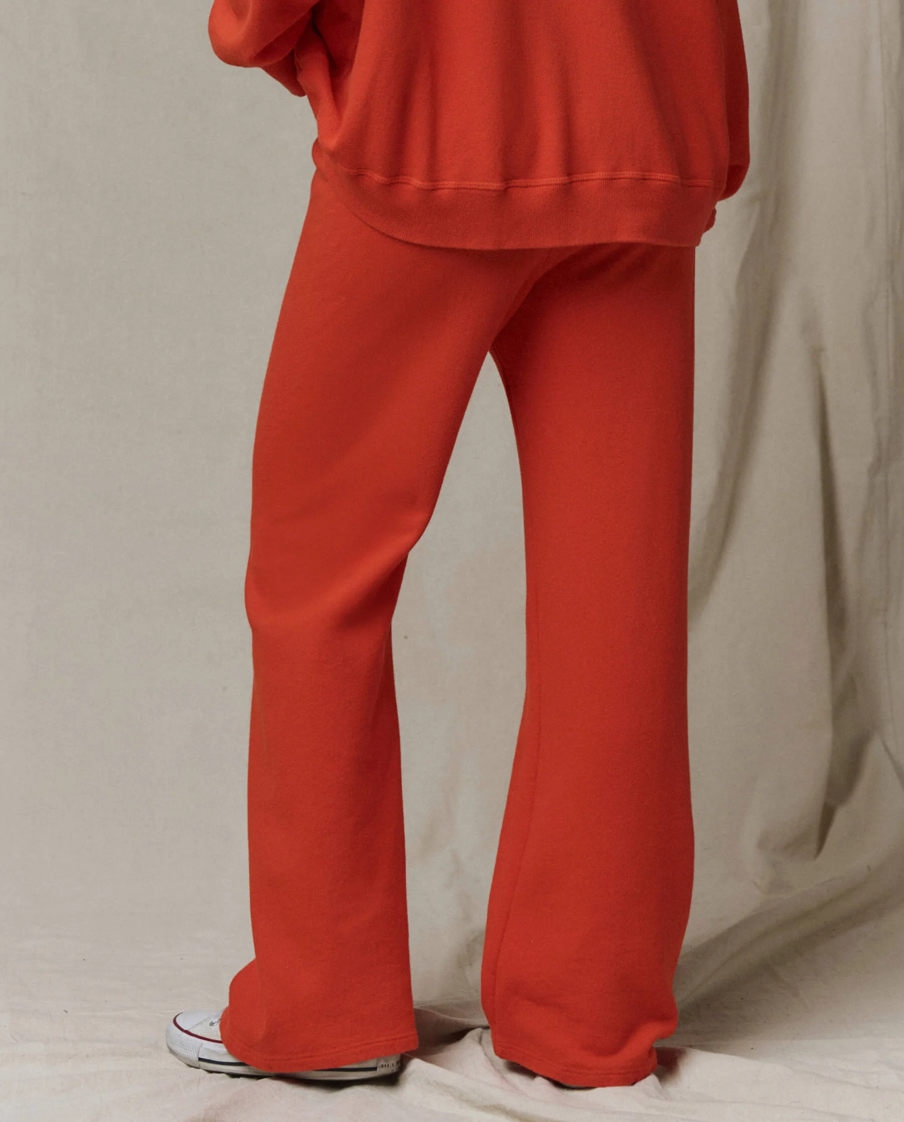 The Lap Sweatpant. Solid -- Persimmon