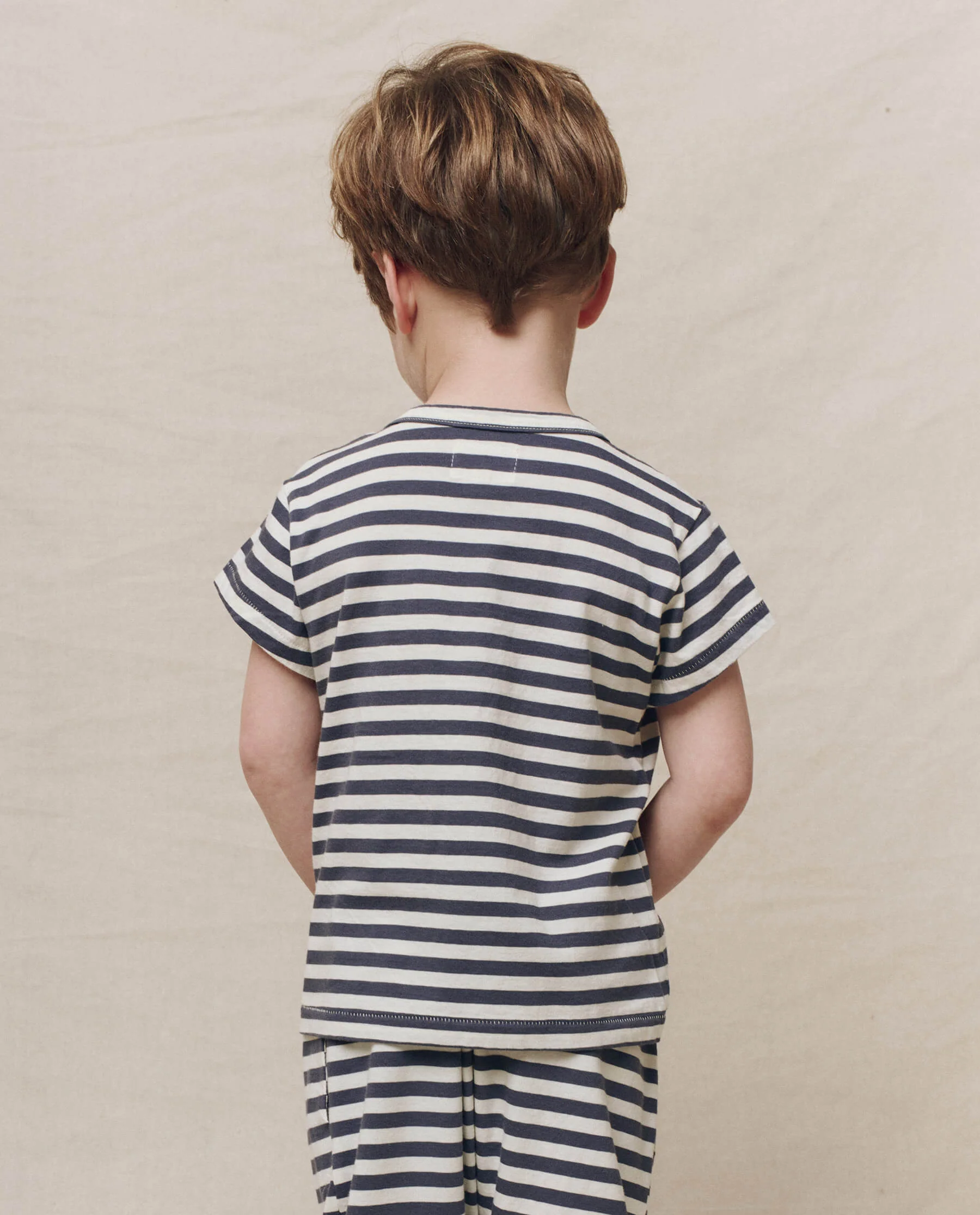 The Little Boxy Crew. Novelty -- Vintage Blue Stripe