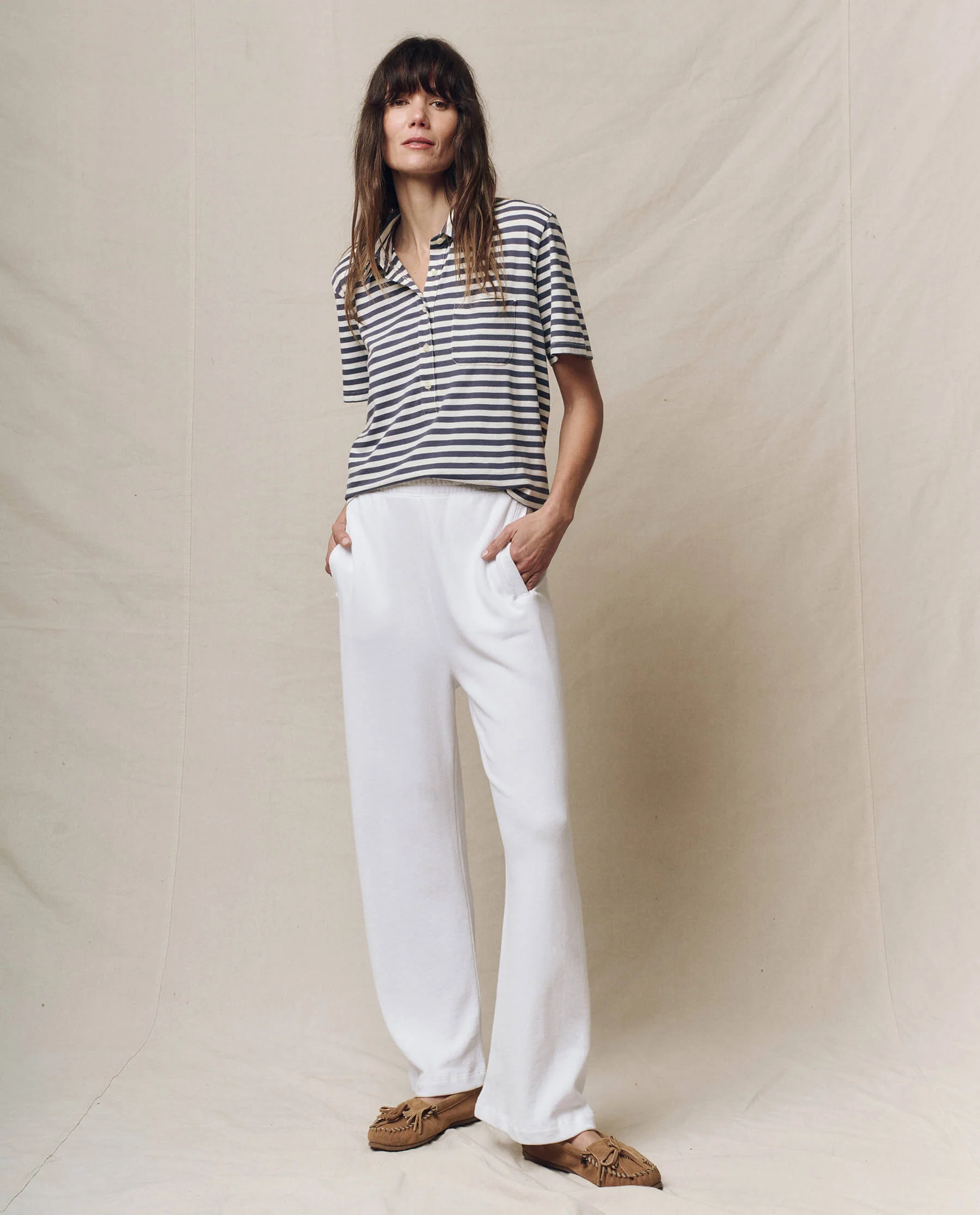 The Victory Sweatpant. -- True White