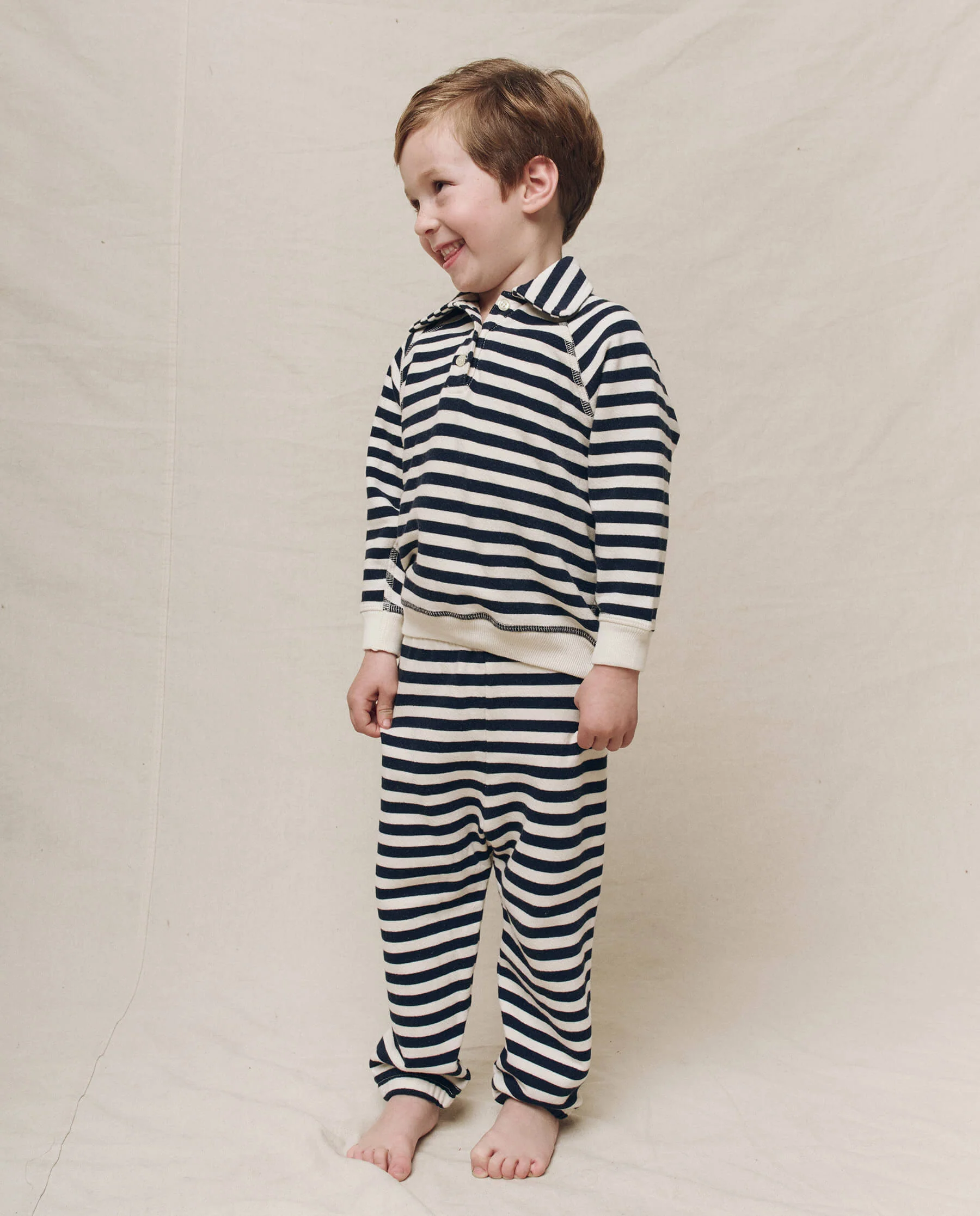 2432-the-little-rugby-sweatshirt.-navy-sailor-stripe-4.webp The Little Rugby Sweatshirt. -- Navy Sailor Stripe
