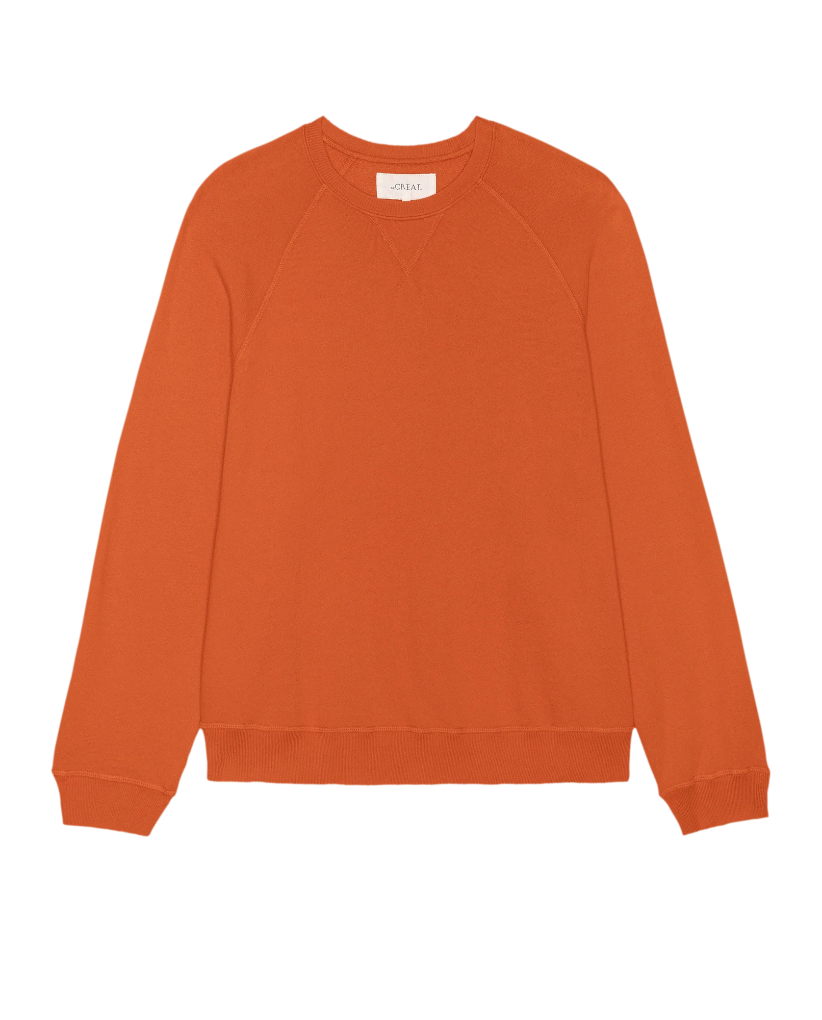 The Slouch Sweatshirt. Solid -- Persimmon