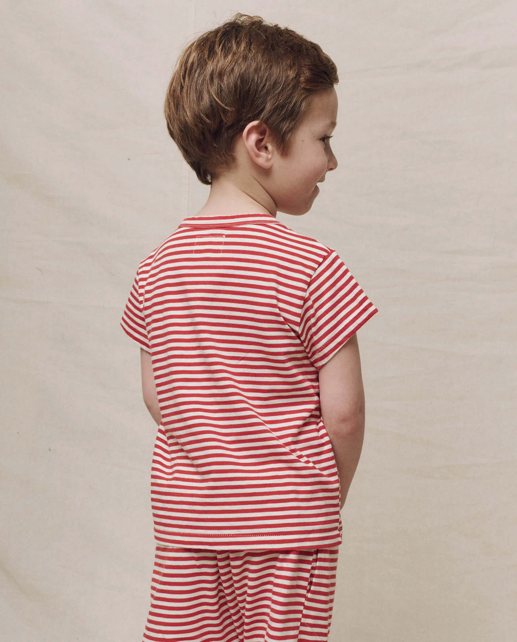 The Little Boxy Crew. Novelty -- Sun Cherry Stripe