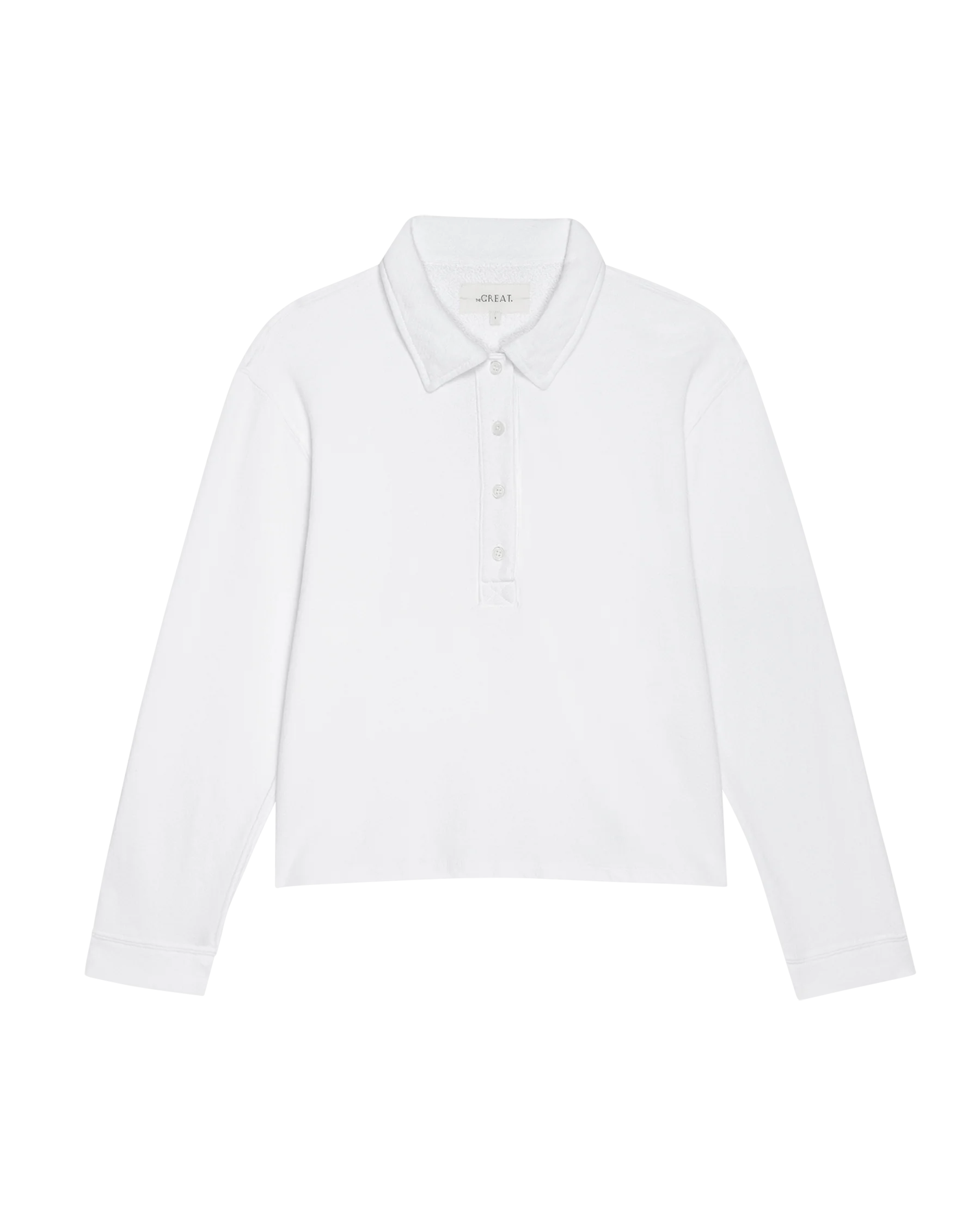 2492-the-rugby-sweatshirt.-true-white-5.webp The Rugby Sweatshirt. -- True White
