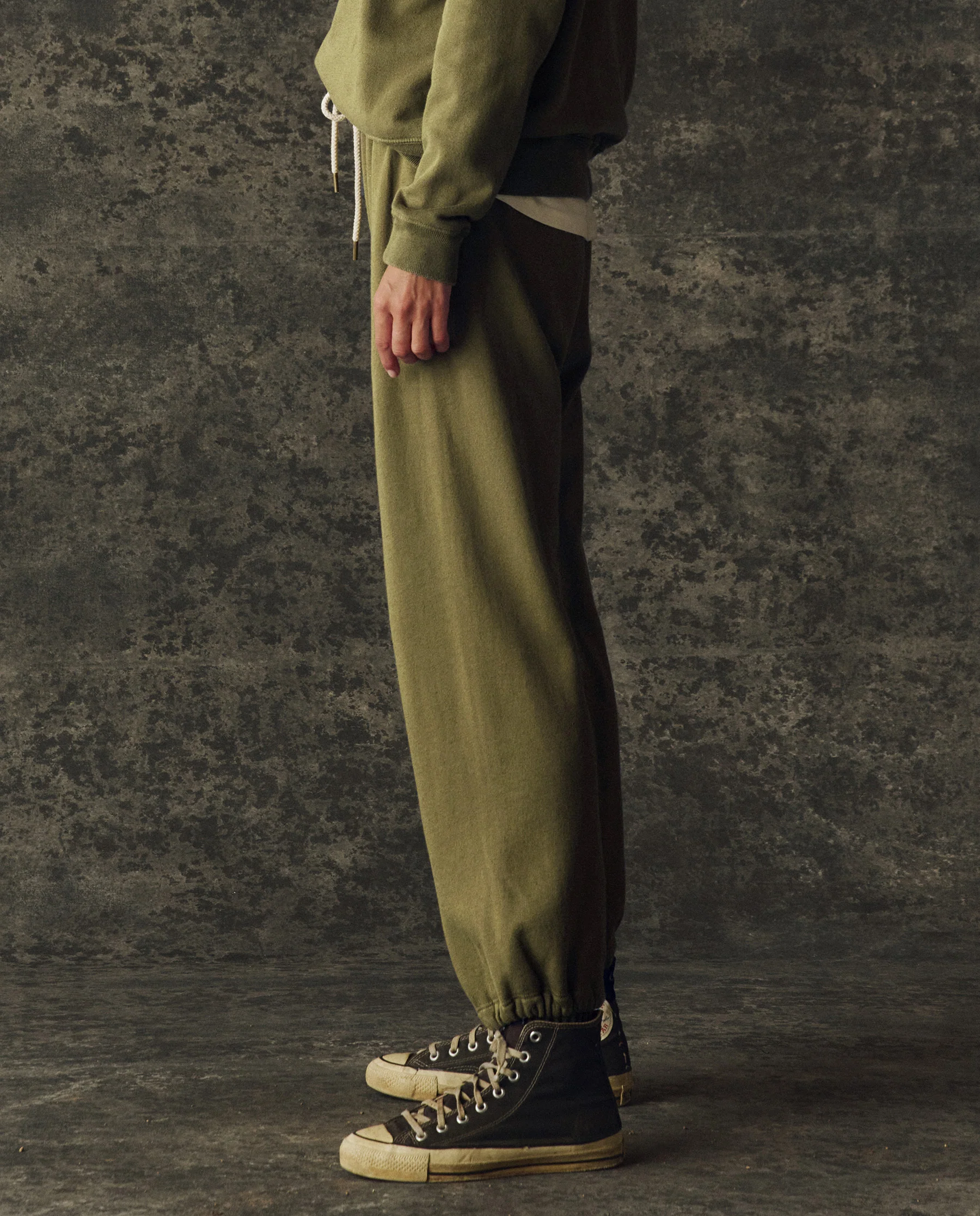 The Fleece Sport Sweatpant. Solid -- Army