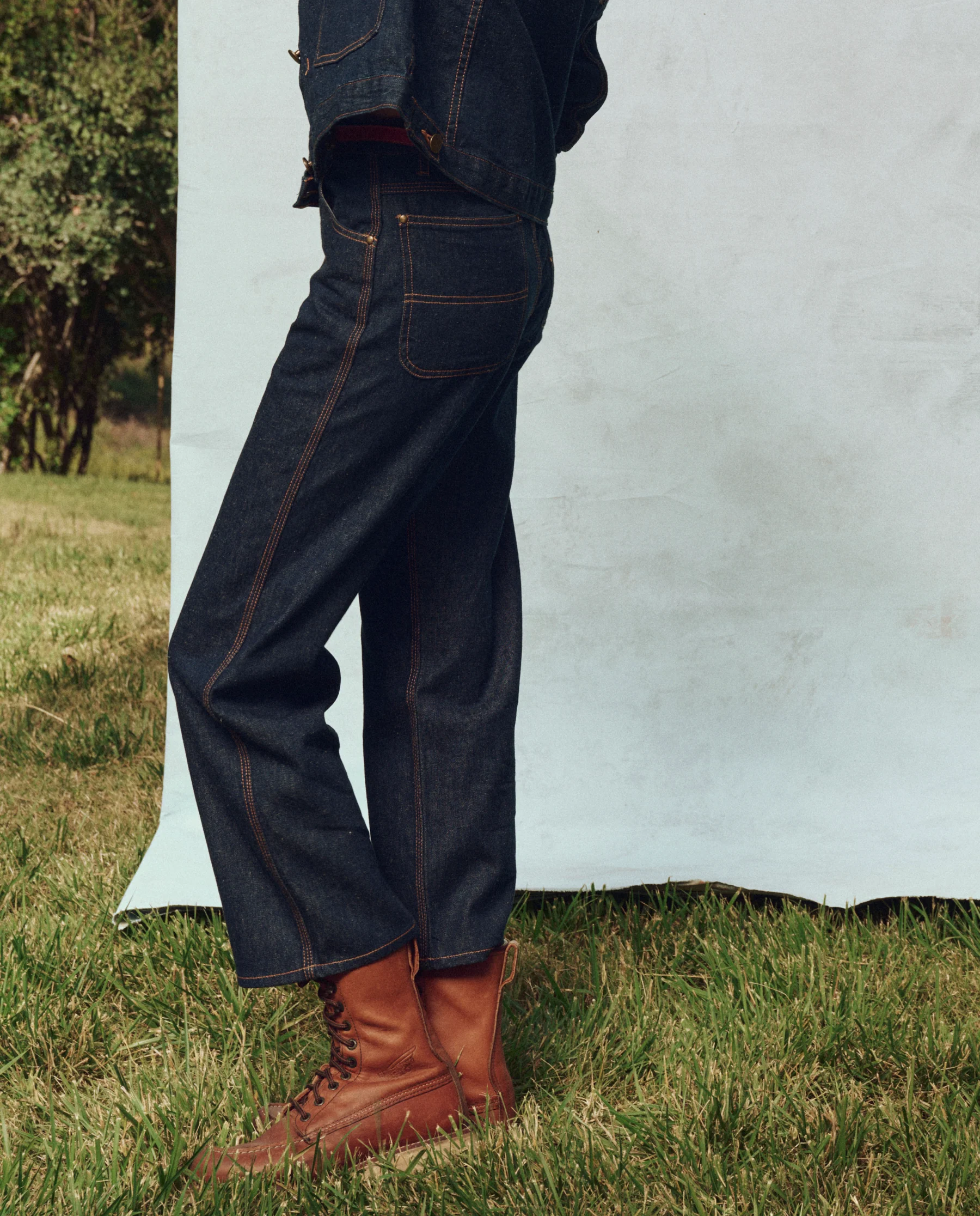The Cropped Workwear Jean. -- Rinse