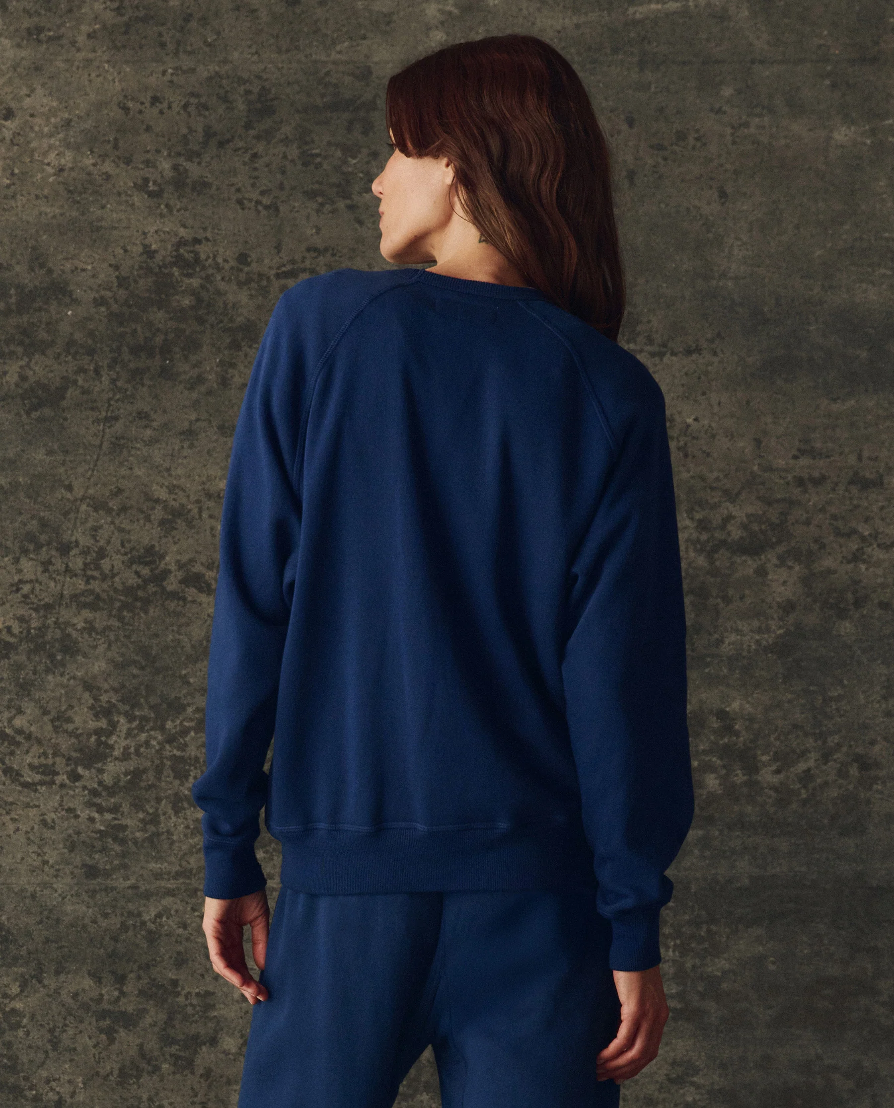 The Fleece Rookie Sweatshirt. Solid -- Navy