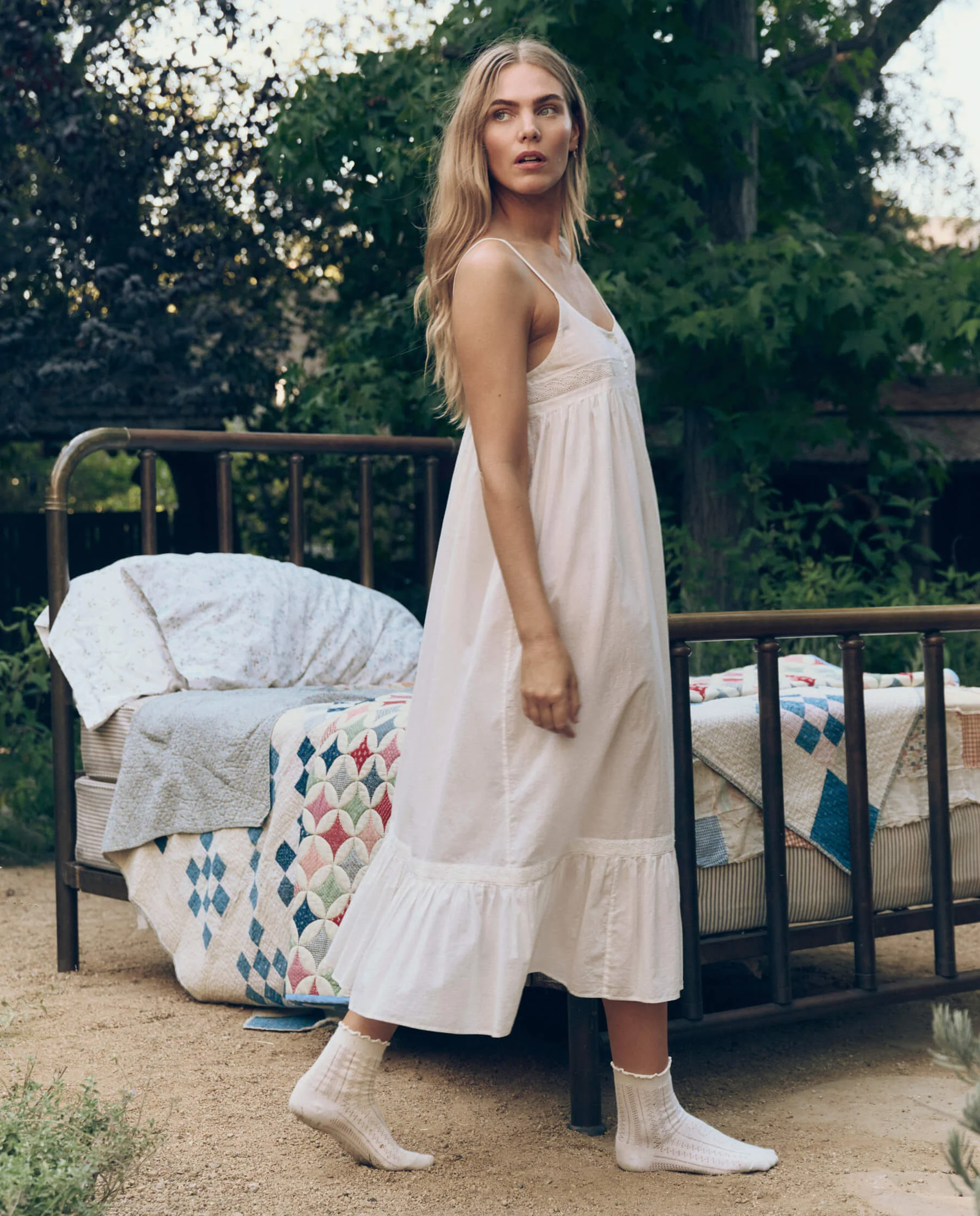 2923-the-eyelet-ruffle-tank-night-dress.-true-white-4.webp The Eyelet Ruffle Tank Night Dress. -- True White