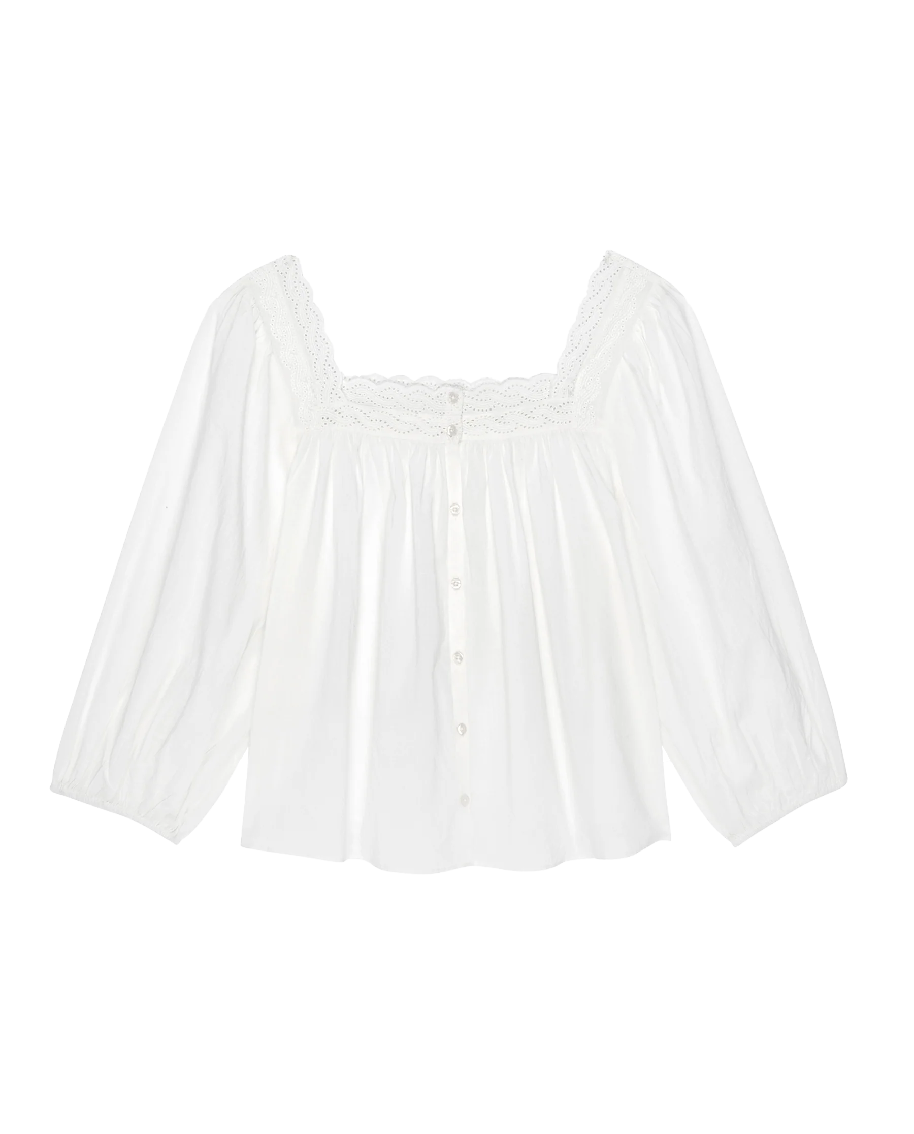 2928-the-eyelet-button-sleep-top.-true-white-6.webp The Eyelet Button Sleep Top. -- True White