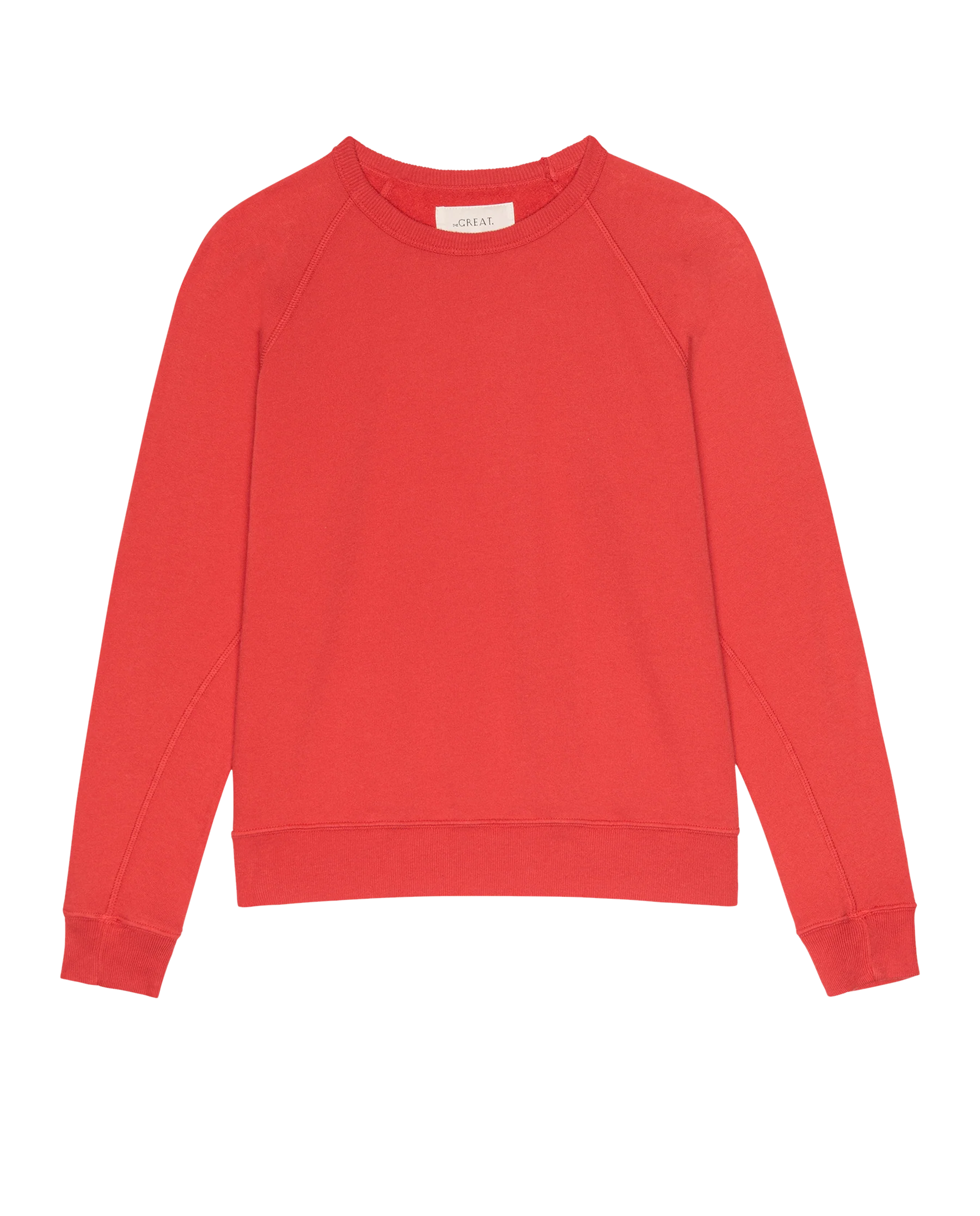The Fleece Rookie Sweatshirt. Solid -- Bright Red