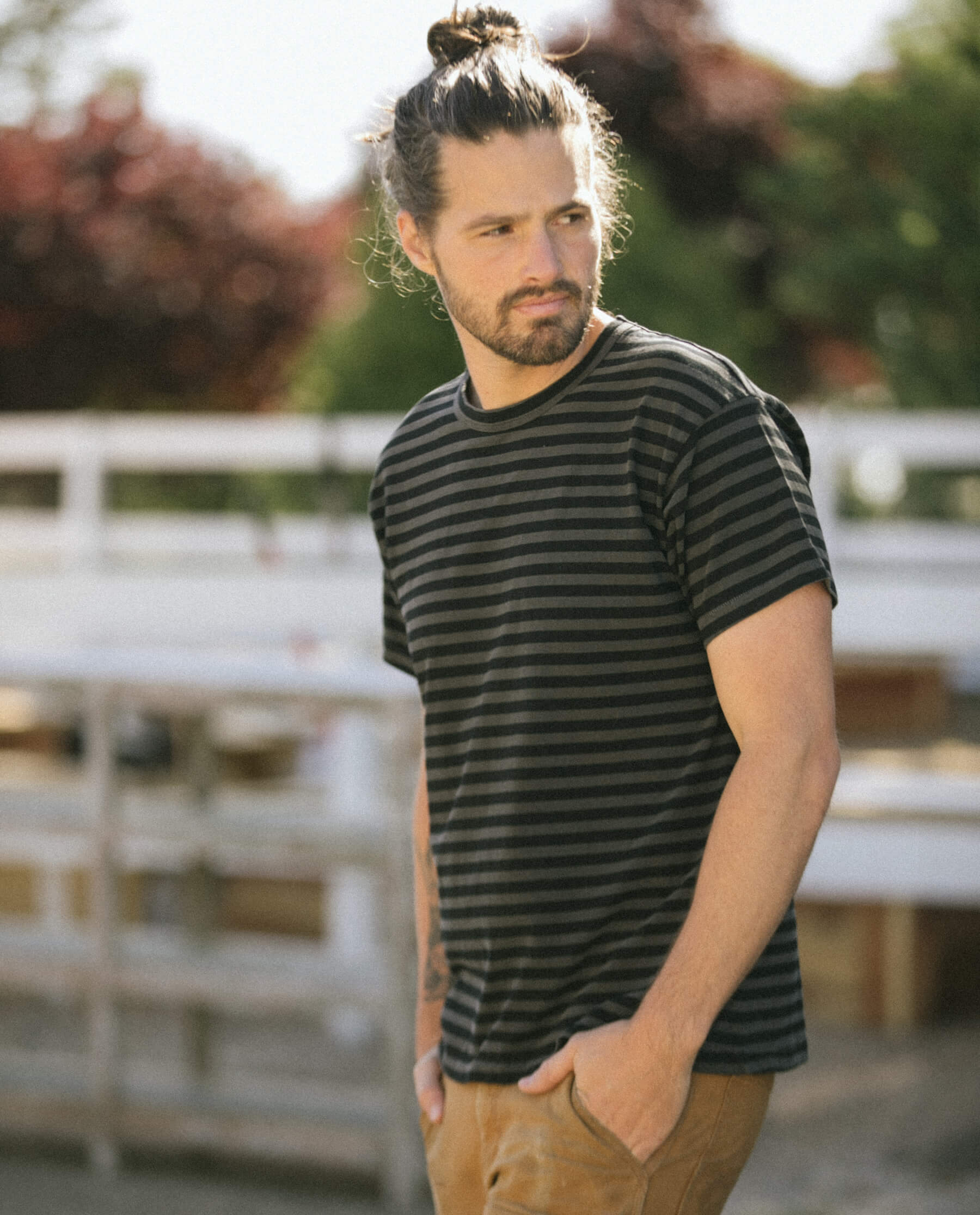 3045-the-men-s-boxy-crew.-black-and-charcoal-stripe-4.jpg The Men's Boxy Crew. -- Black and Charcoal Stripe