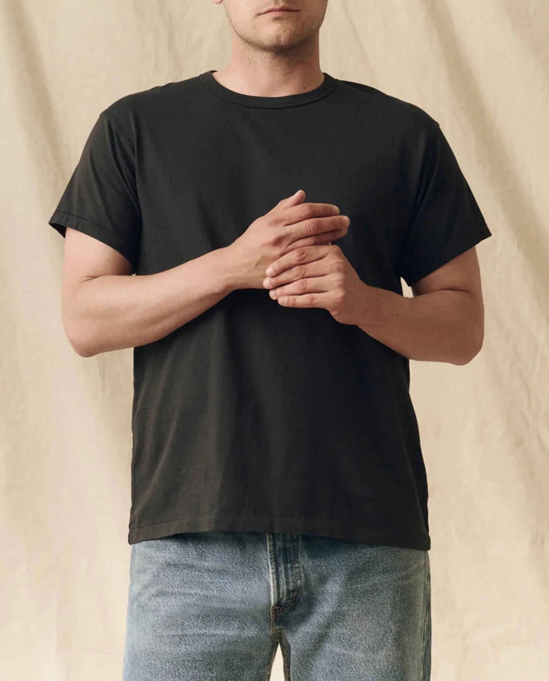 3072-the-men-s-pure-knits-boxy-crew.-solid-almost-black-4.webp The Men's Pure Knits Boxy Crew. Solid -- Almost Black