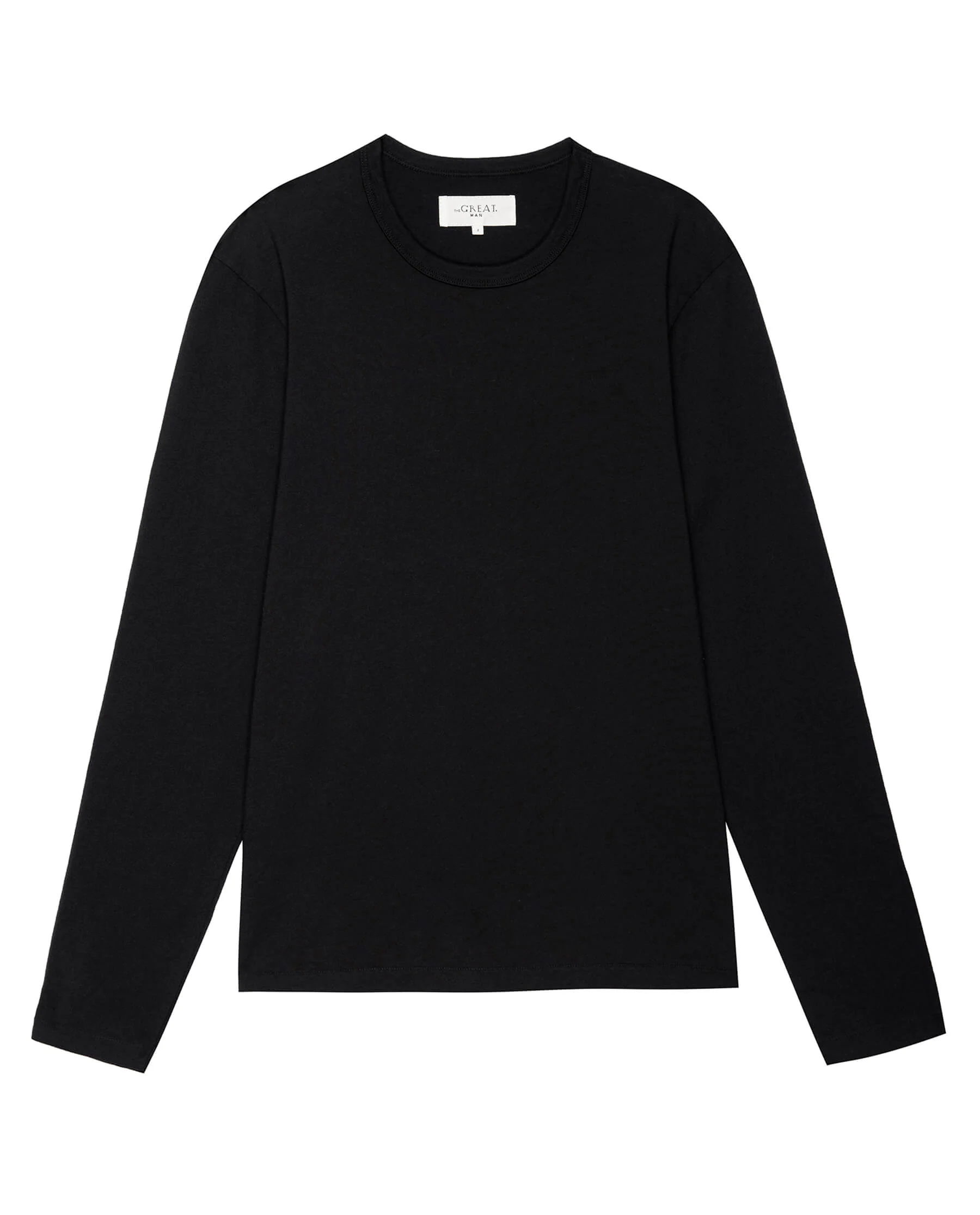 3086-the-men-s-pure-knits-long-sleeve-slim-crew.-solid-almost-black-6.webp The Men's Pure Knits Long Sleeve Slim Crew. Solid -- Almost Black