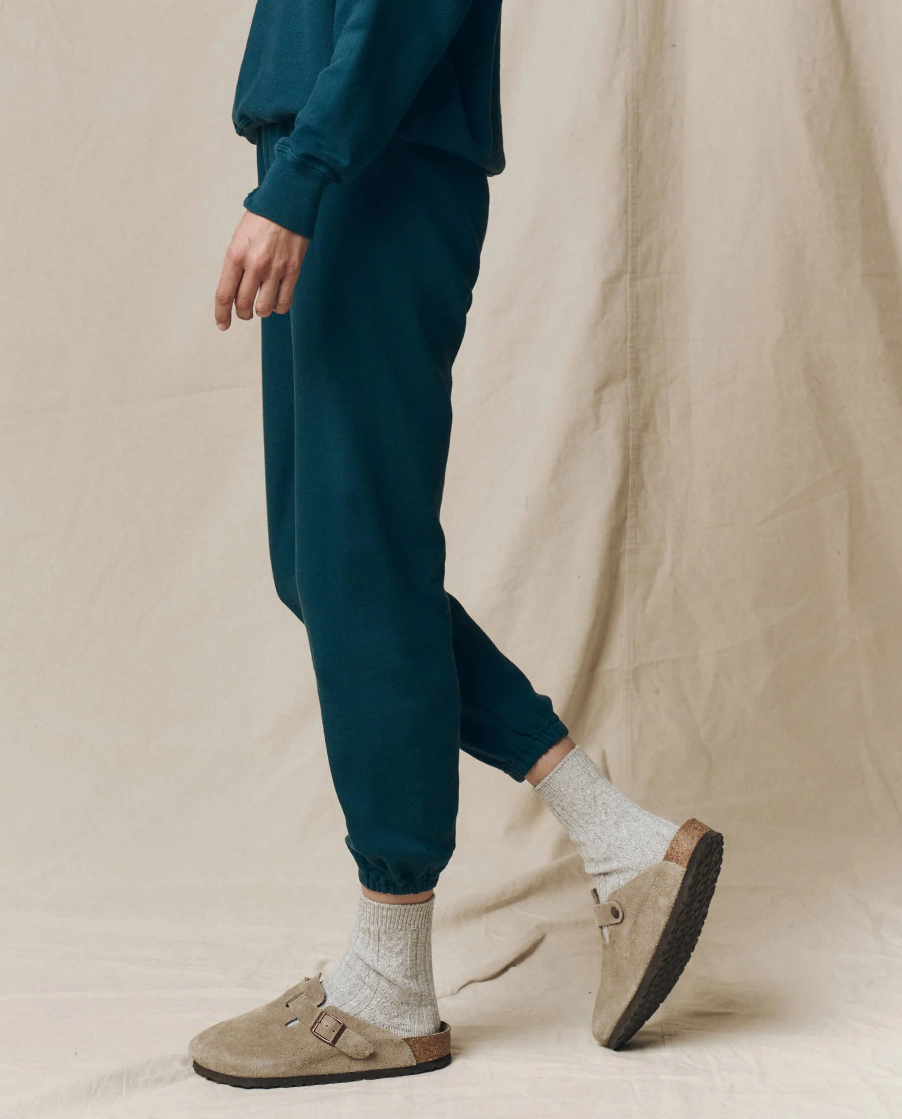 The Stadium Sweatpant. Solid -- Dark Slate