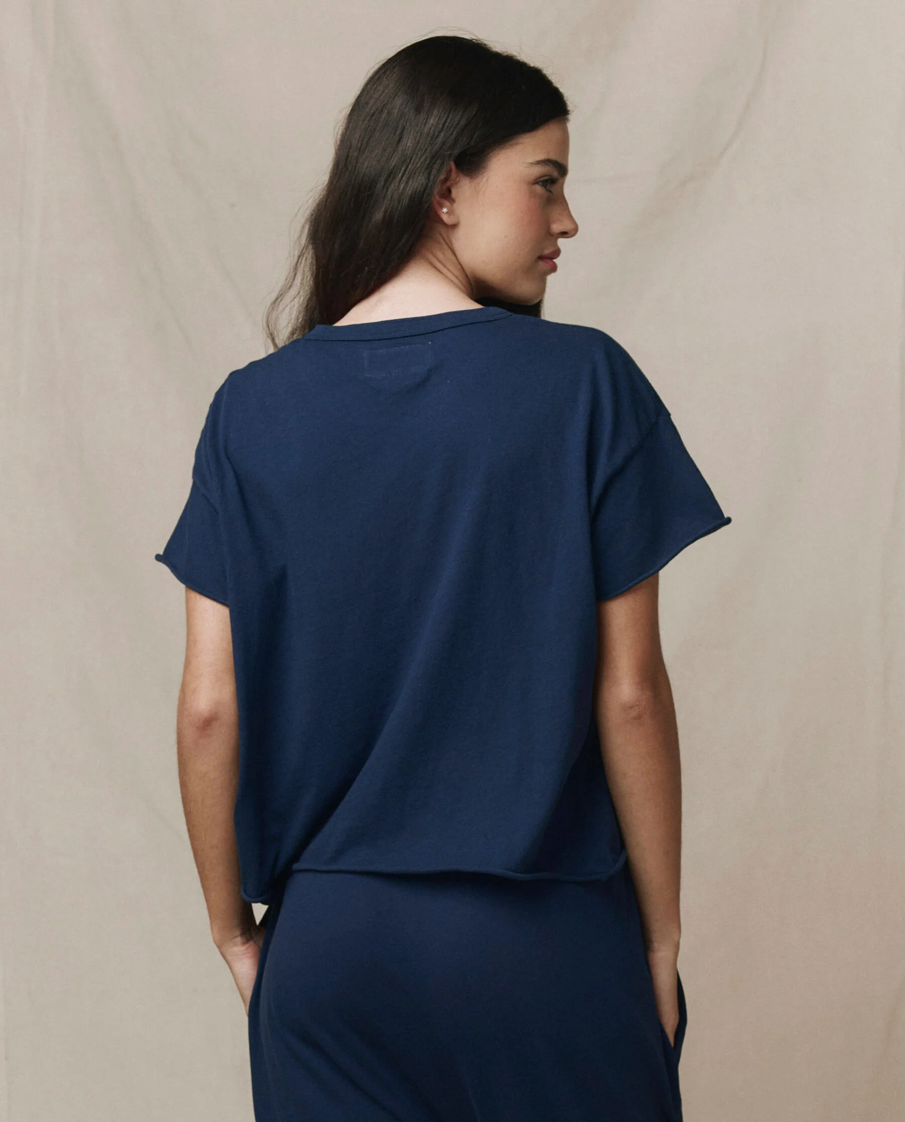 3107-the-crop-tee.-solid-true-navy-3.webp The Crop Tee. Solid -- True Navy