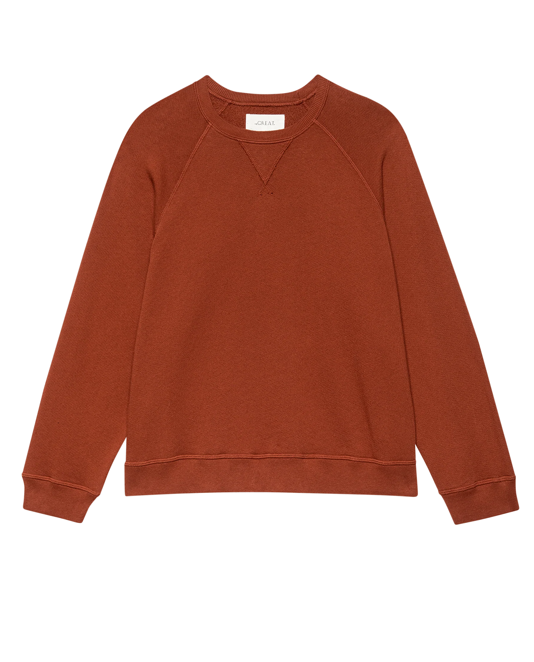 The Slouch Sweatshirt. Solid -- Brick
