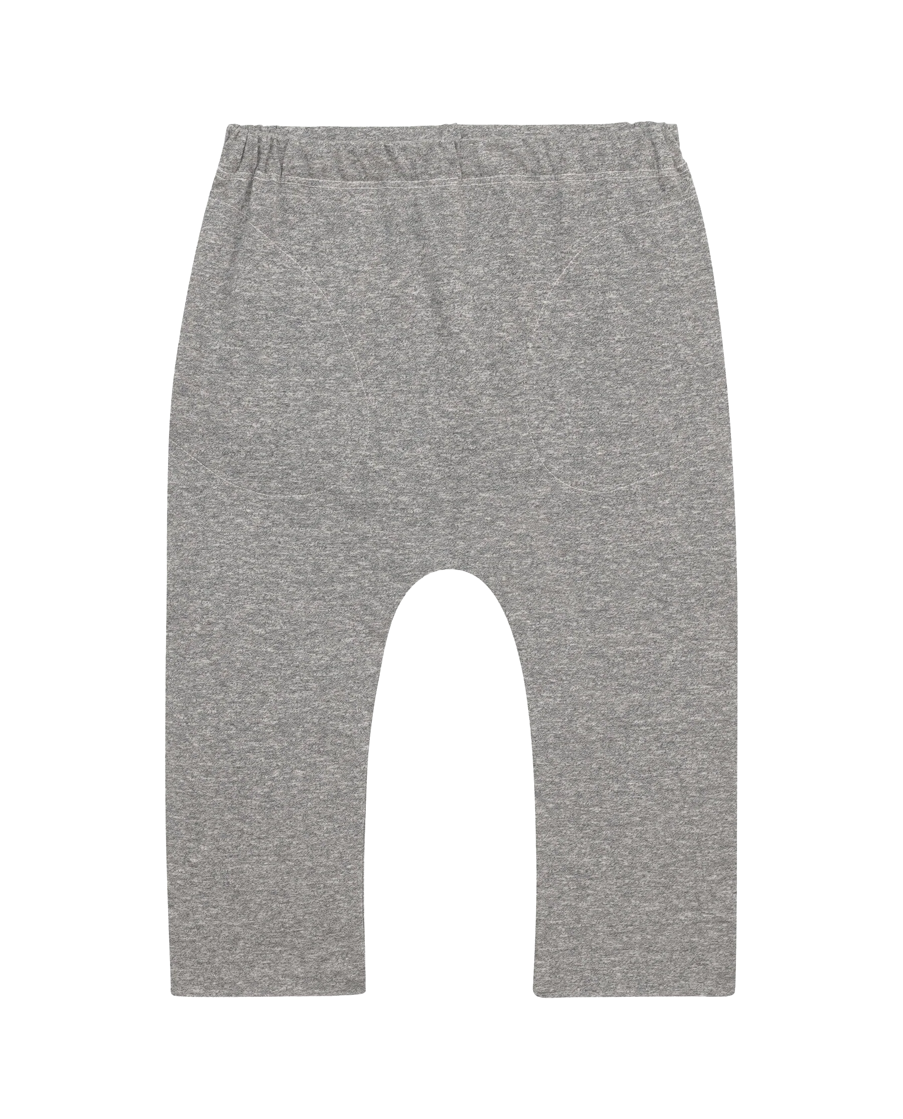 The Little Jersey Crop Pant. -- Heather Grey