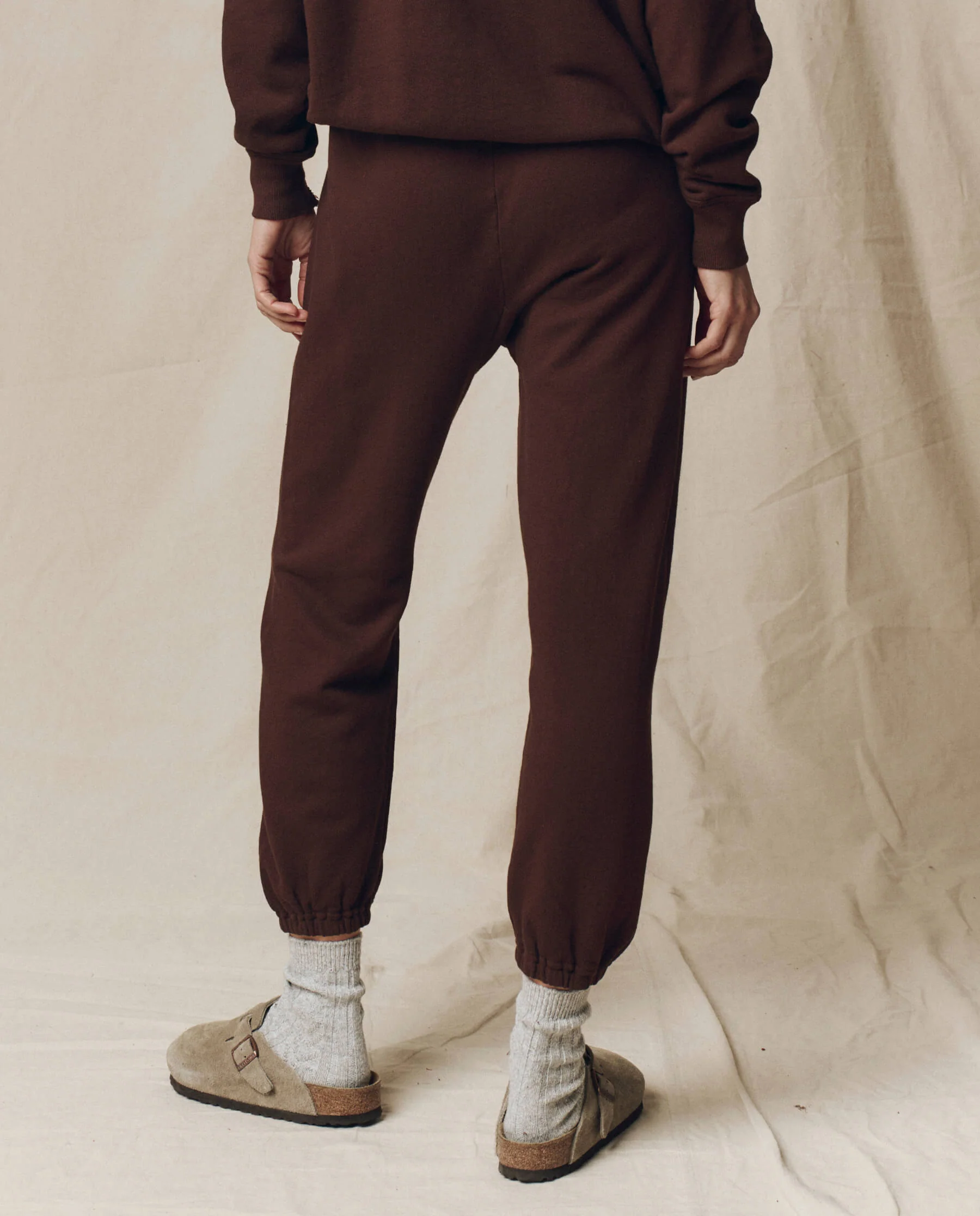 The Stadium Sweatpant. Solid -- Driftwood