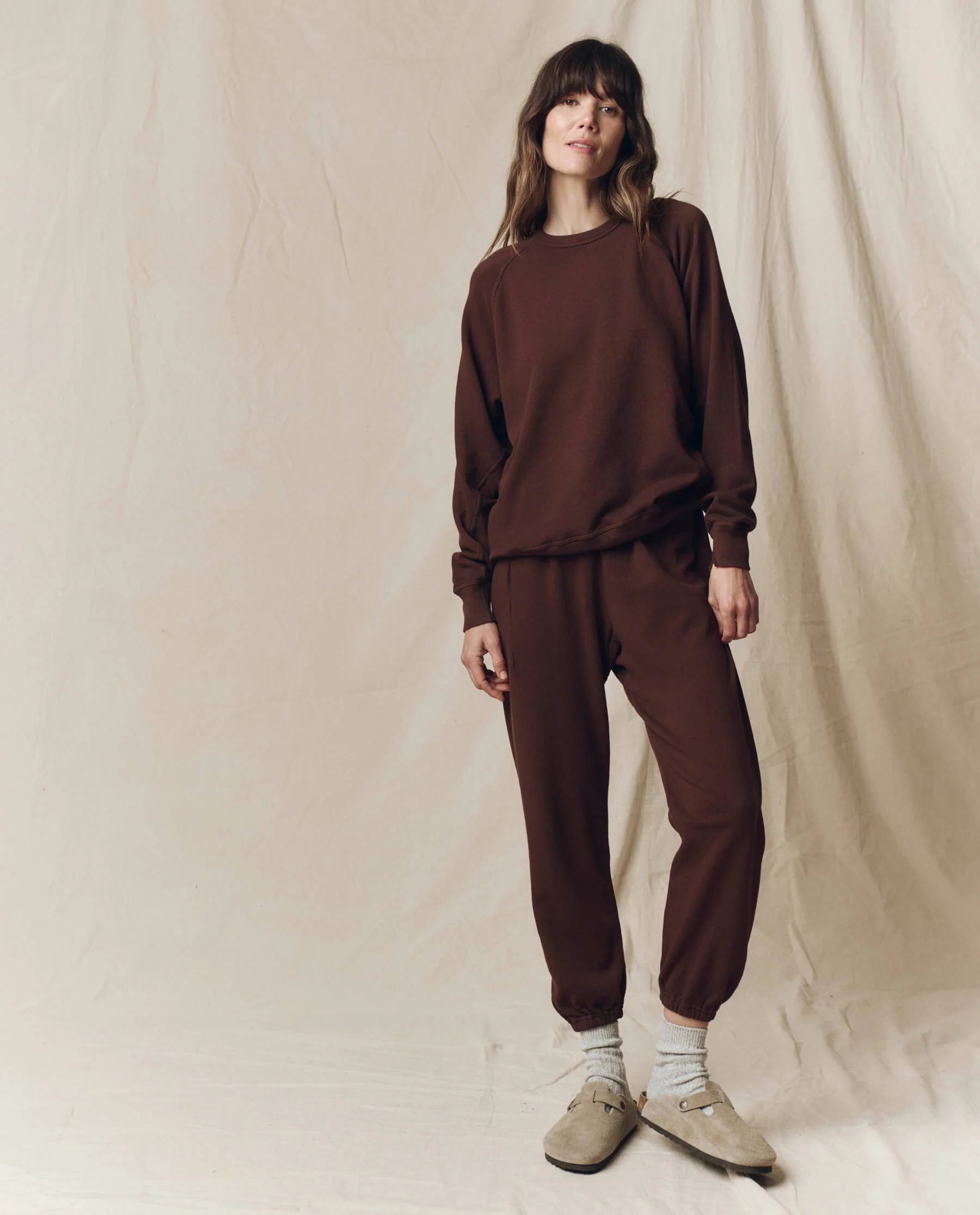 The Stadium Sweatpant. Solid -- Driftwood
