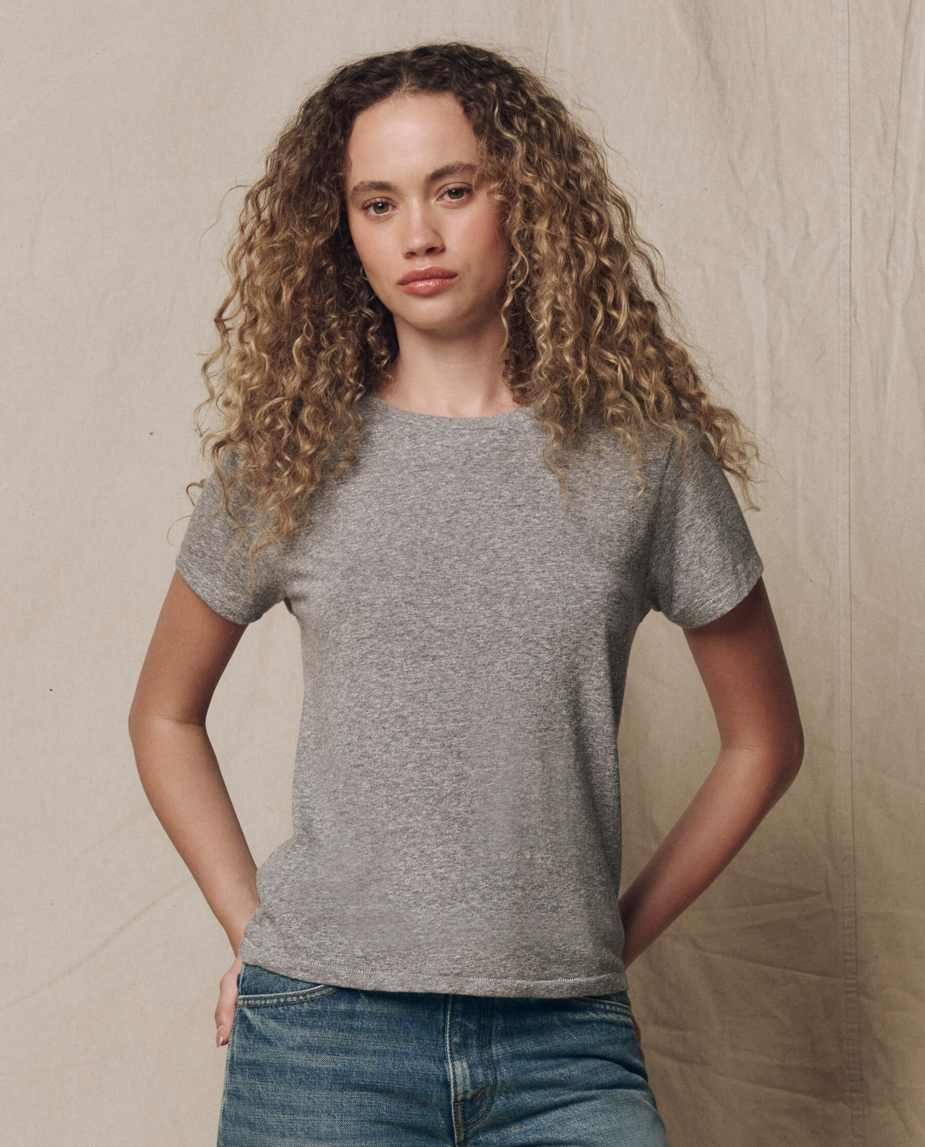 3285-the-little-tee.-solid-heather-grey-2.jpg The Little Tee. Solid -- Heather Grey
