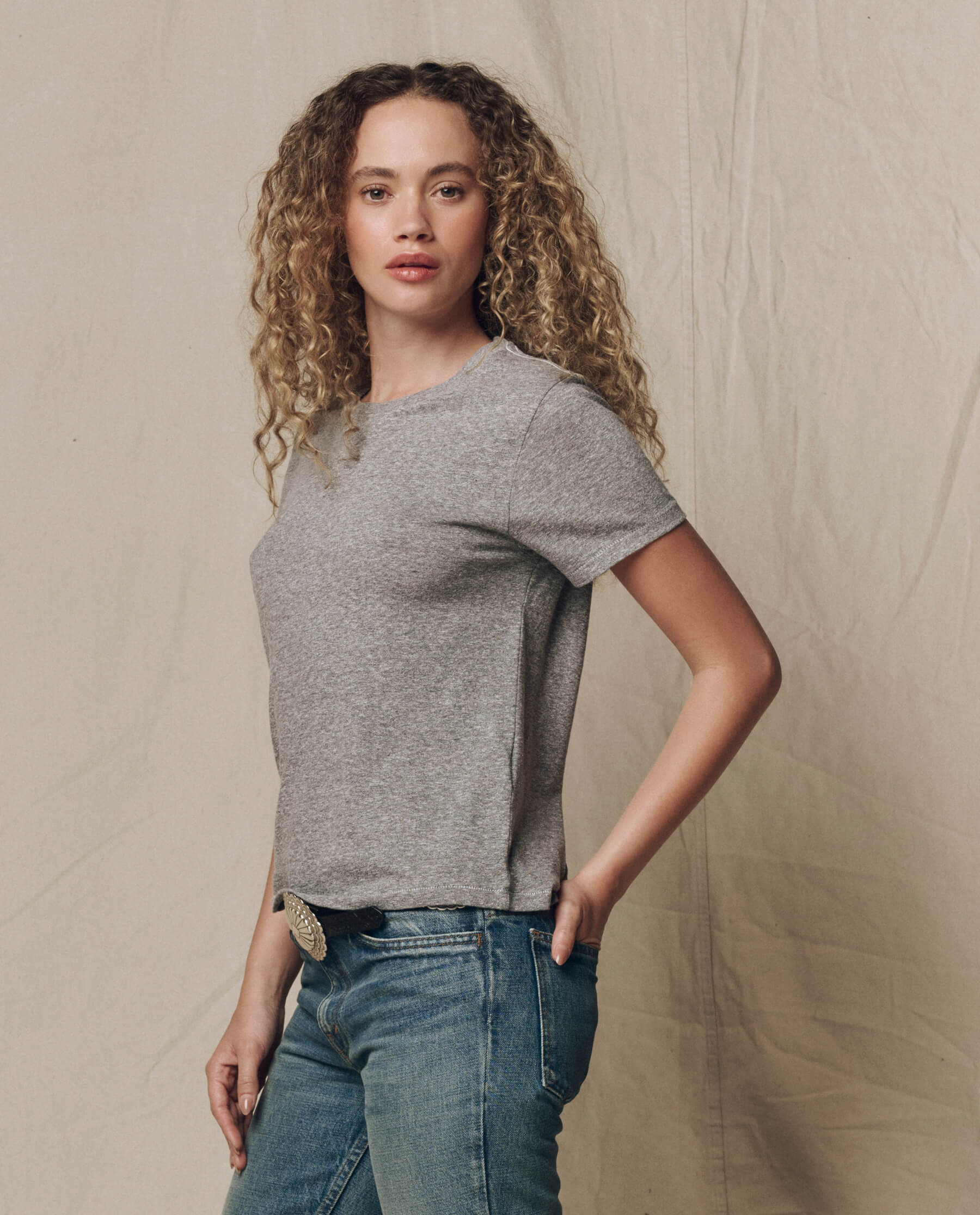 3285-the-little-tee.-solid-heather-grey-3.jpg The Little Tee. Solid -- Heather Grey
