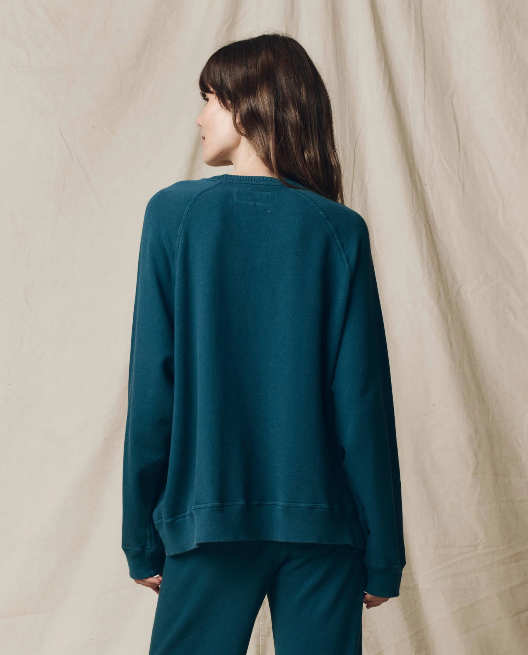 The Slouch Sweatshirt. Solid -- Dark Slate