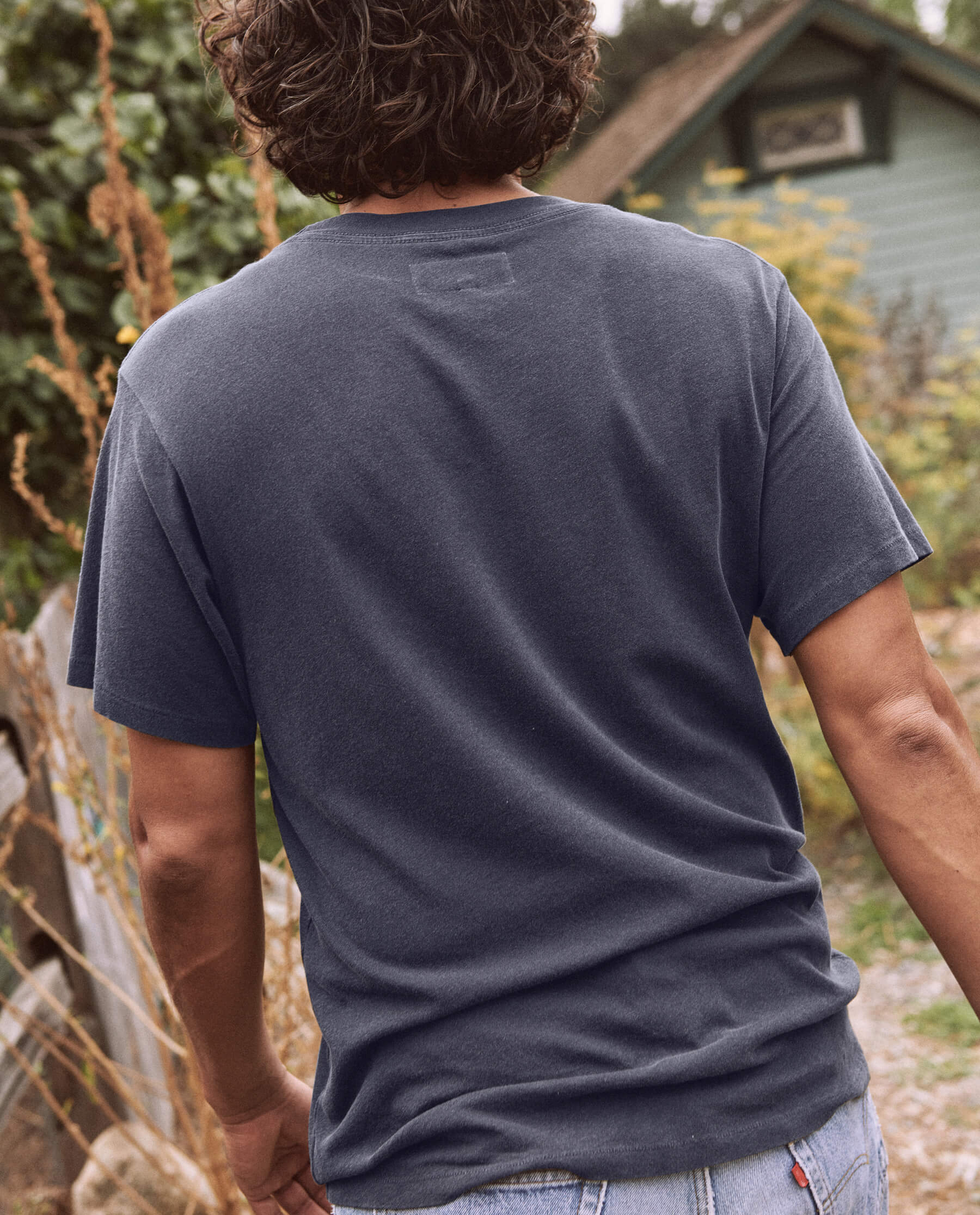 3304-the-men-s-slim-tee.-washed-navy-3.jpg The Men's Slim Tee. -- Washed Navy