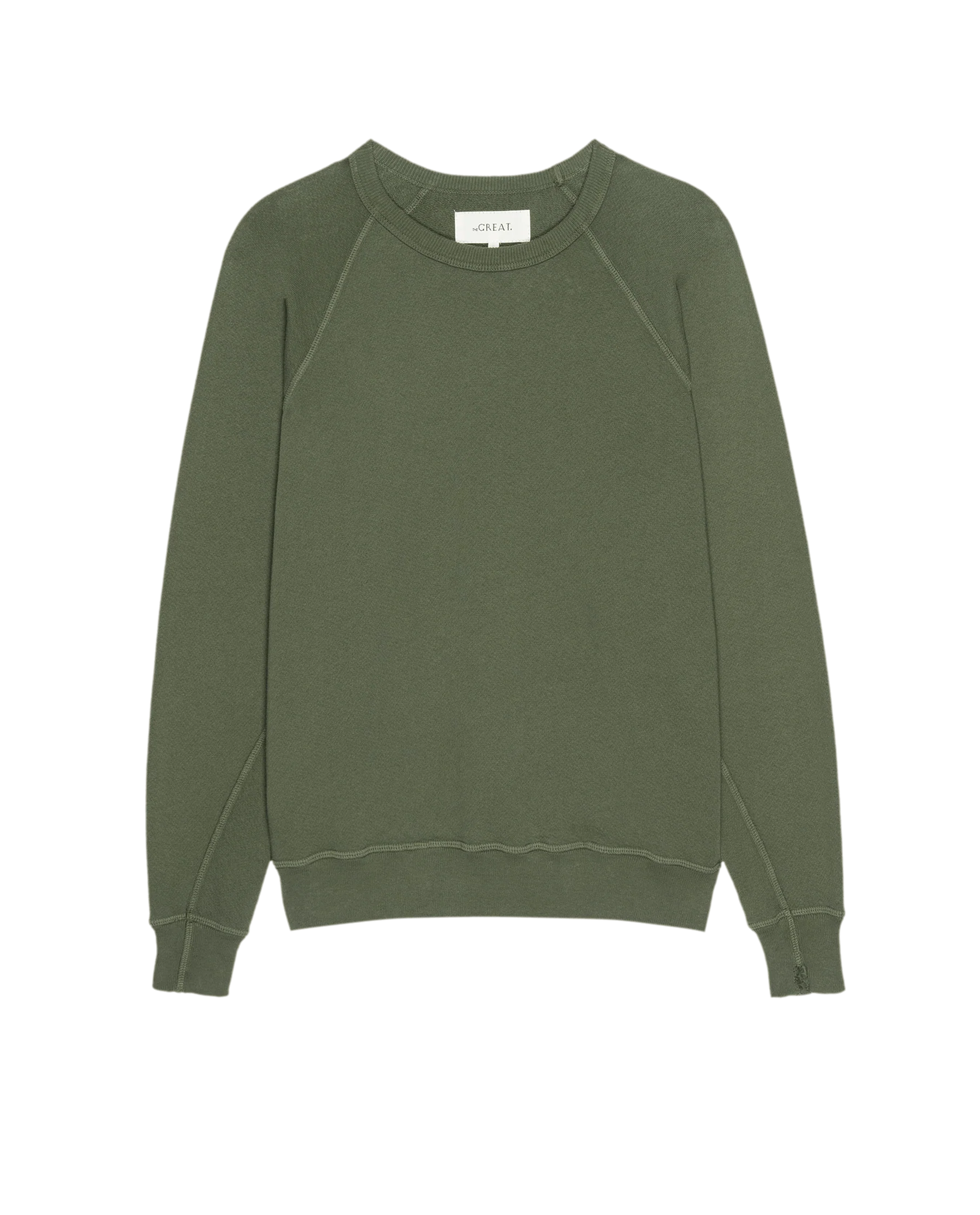 The College Sweatshirt. Solid -- Heritage Army