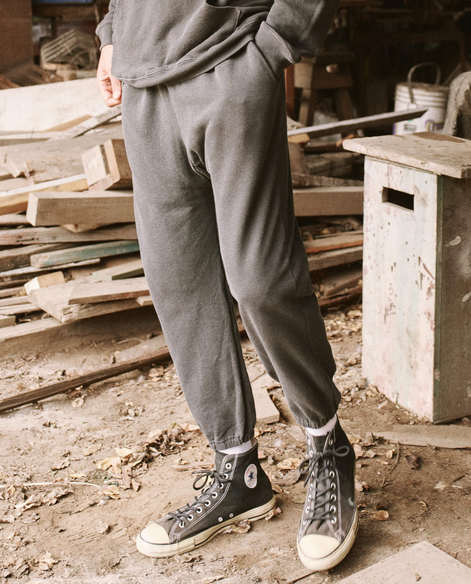 3383-the-men-s-stadium-sweatpant.-washed-black-1.jpg The Men's Stadium Sweatpant. -- Washed Black