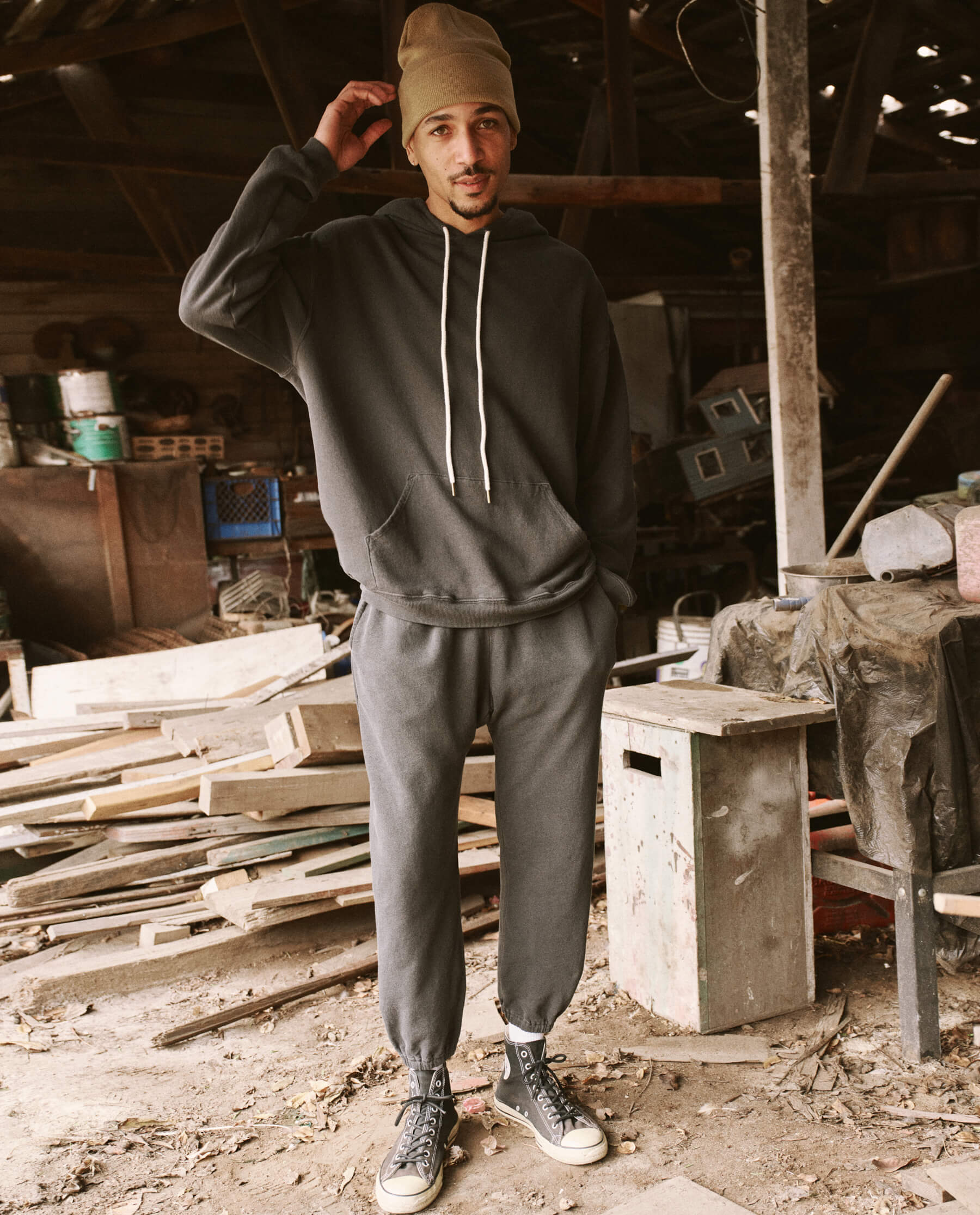 3383-the-men-s-stadium-sweatpant.-washed-black-2.jpg The Men's Stadium Sweatpant. -- Washed Black