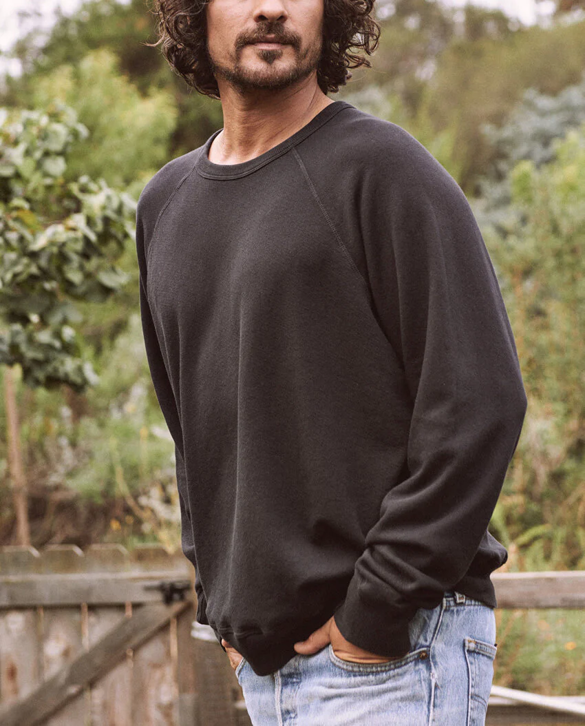 3492-the-men-s-college-sweatshirt.-almost-black-2.webp The Men's College Sweatshirt. -- ALMOST BLACK