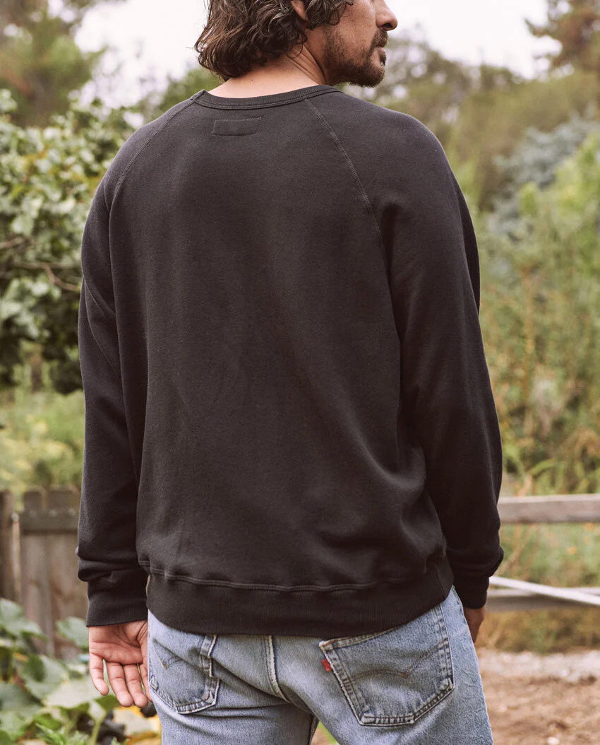 3492-the-men-s-college-sweatshirt.-almost-black-3.webp The Men's College Sweatshirt. -- ALMOST BLACK