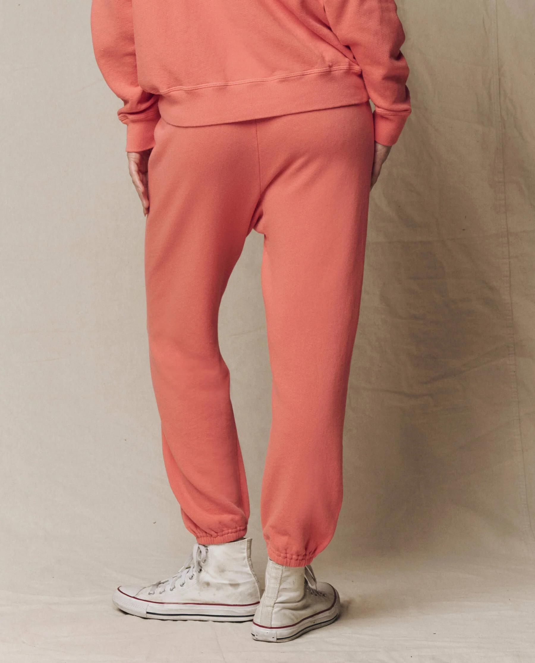 The Stadium Sweatpant. Solid -- Guava